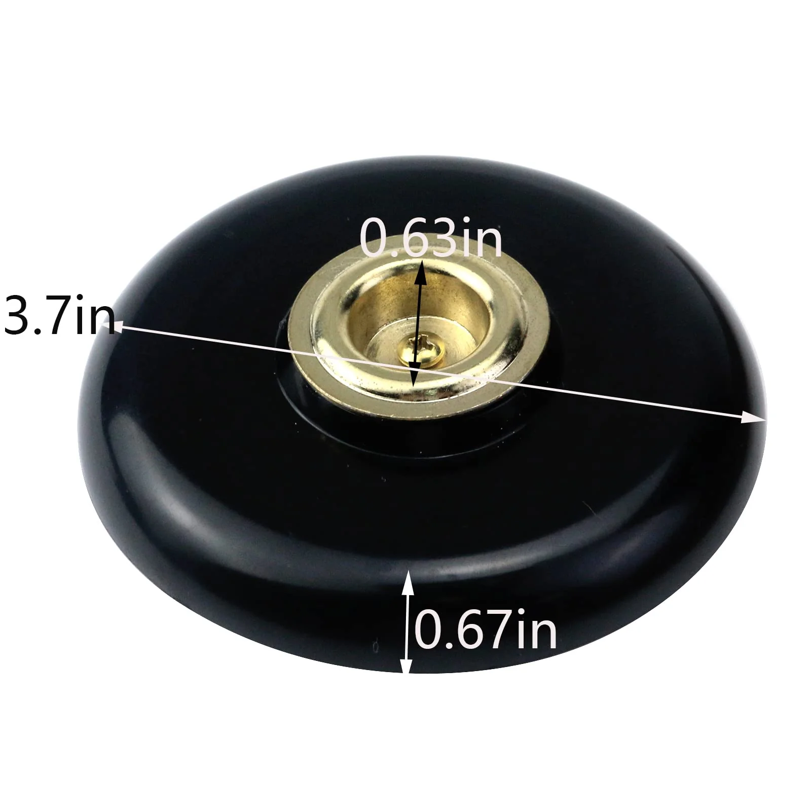 Black Cello Anti-slip Mat, Cello Bass Rock Stop Endpin Stand Holder Floor Protector - Image 2