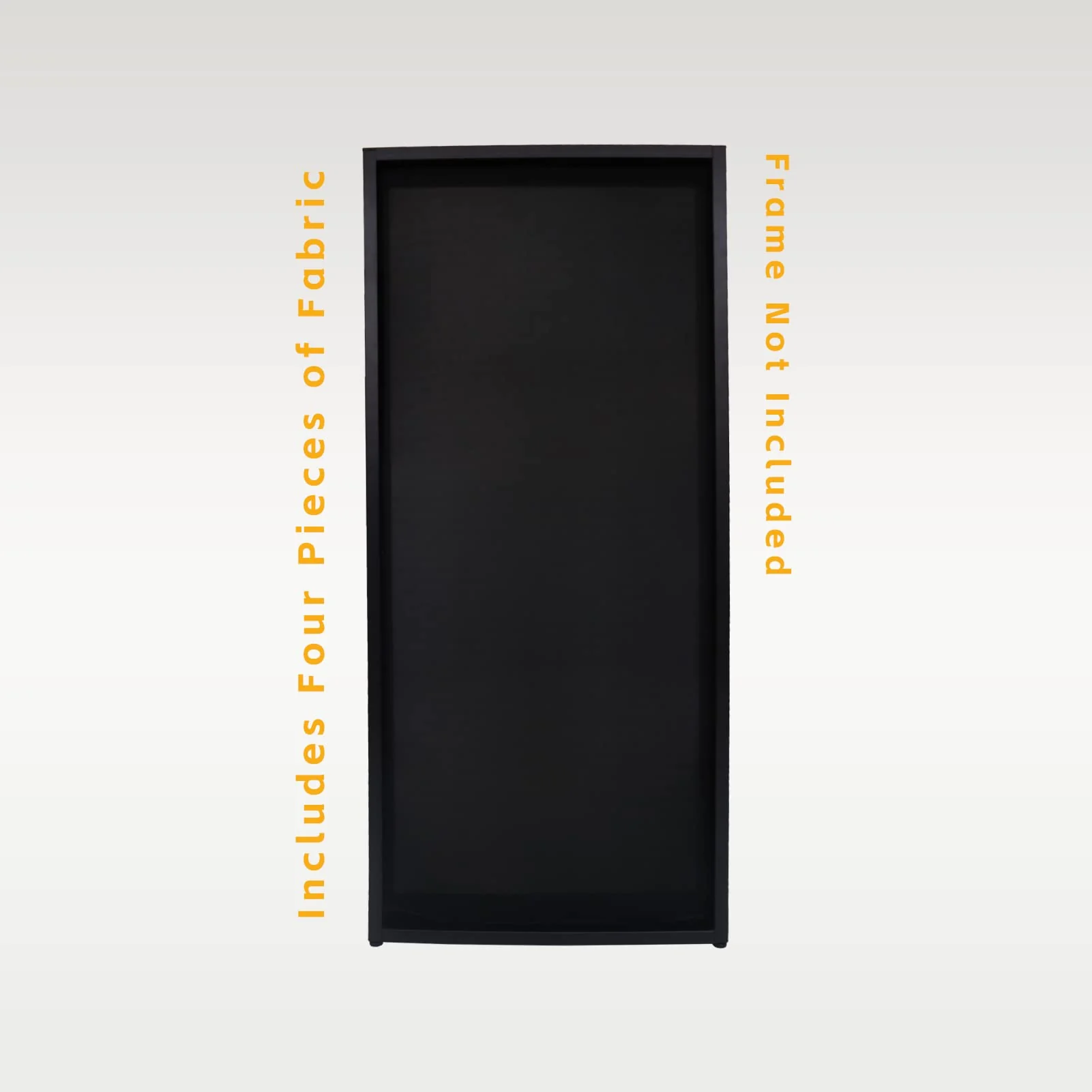 Black DJ Facade Scrim DJ Booth Scrim 19.5"x 44.2" w/Small Bag Black - Image 2