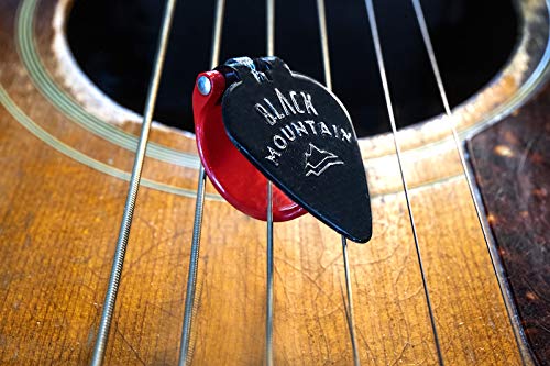 Black Mountain Heavy Gauge Thumb Picks for Acoustic Guitar, Electric Guitar, Ukulele, Banjo, and More - Spring Loaded Universal Fit for Medium to XL Thumbs - Premium Finger Picks 3 Pack Right Handed - Image 2