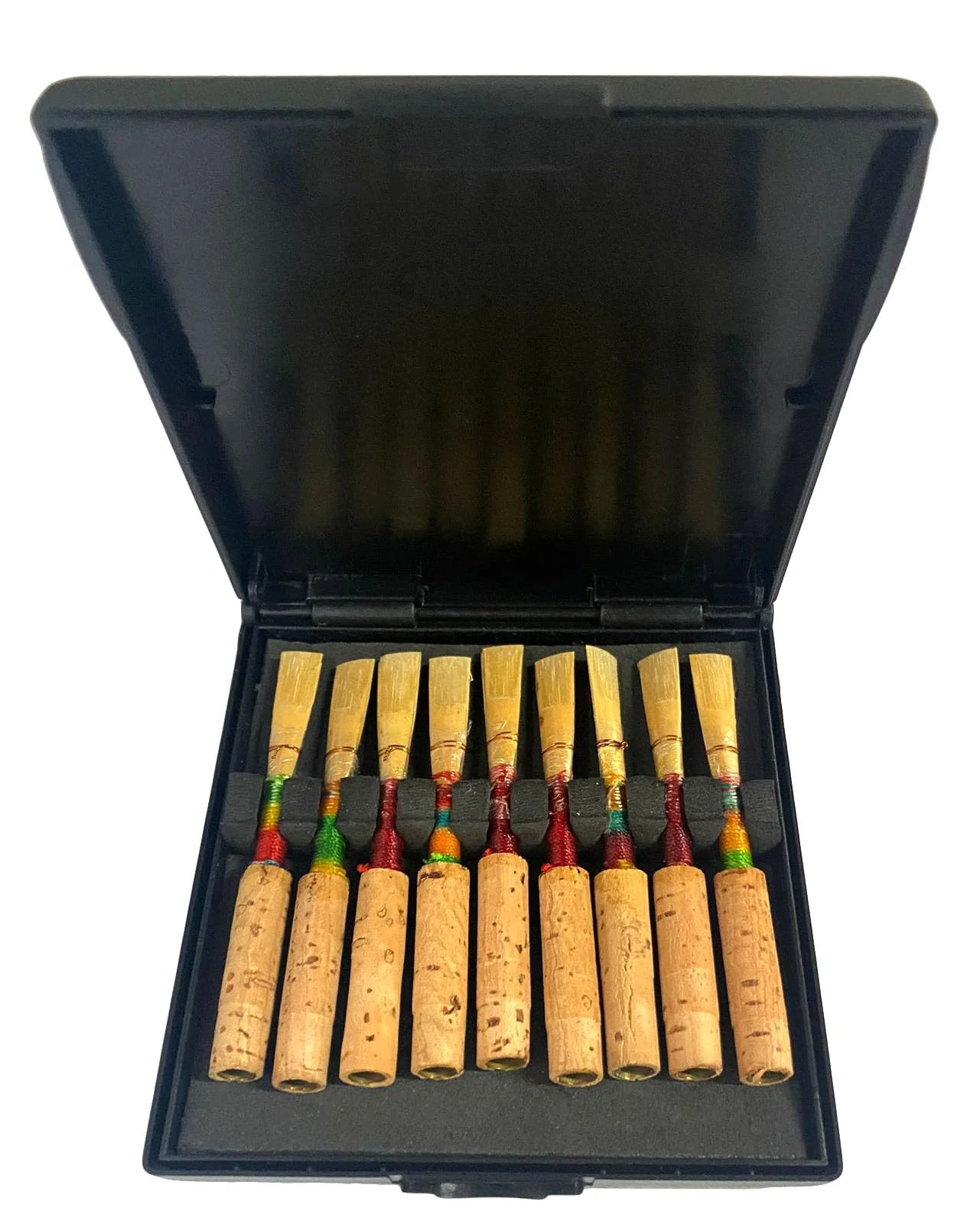 Black Oboe Reed Case Plastic Storage Box Holder for 9pcs Oboe Reed 3.7 x 3.5 inch - Image 2