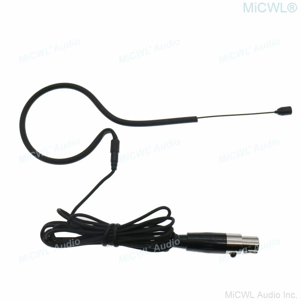 Black One Ear Fack Head Wear Headset Microphone for AKG Wireless Mini TA3F 3Pin Omnidirectional Core - Image 2