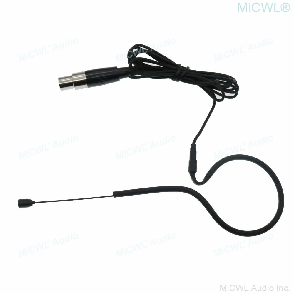 Black One Ear Fack Head Wear Headset Microphone for AKG Wireless Mini TA3F 3Pin Omnidirectional Core - Image 3