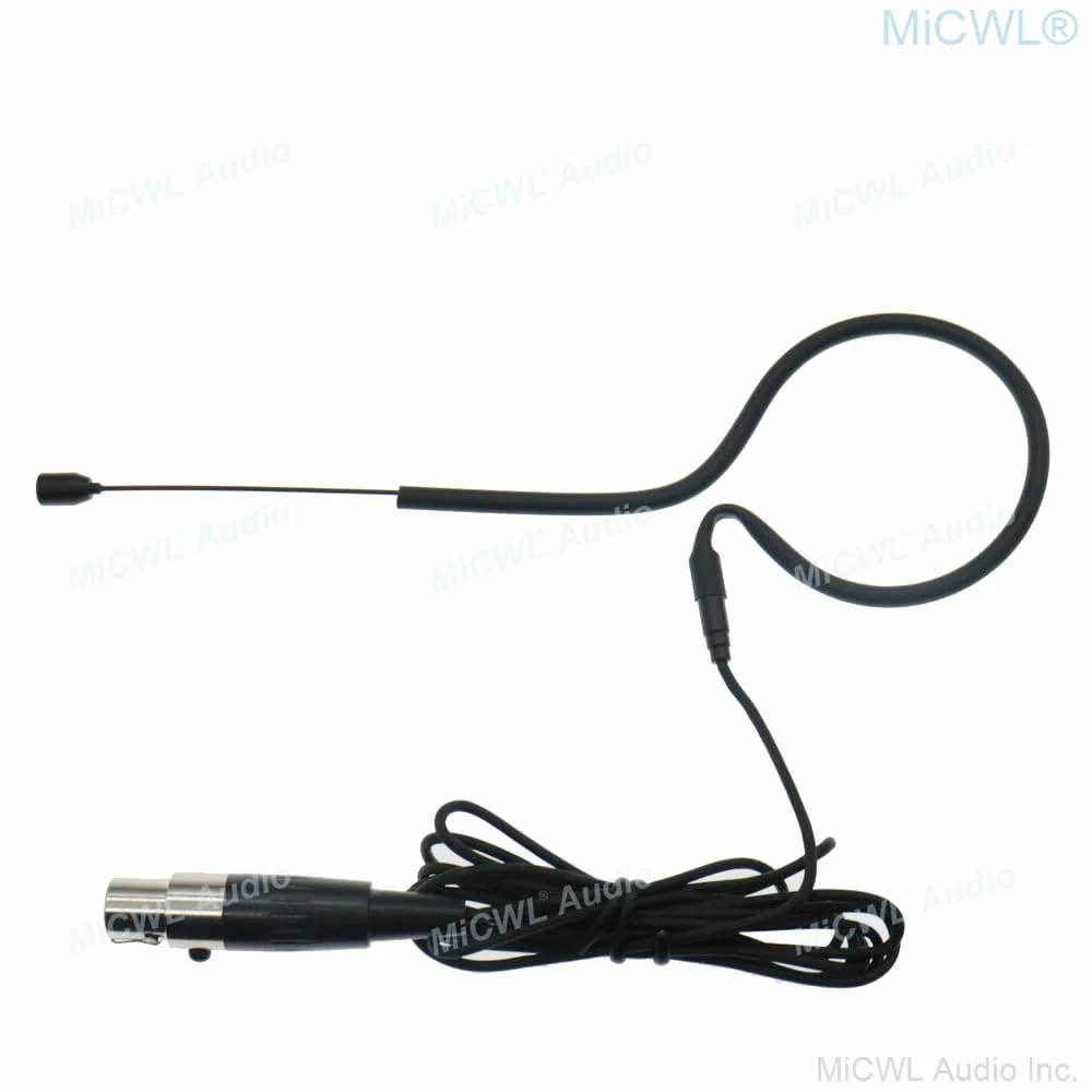 Black One Ear Fack Head Wear Headset Microphone for AKG Wireless Mini TA3F 3Pin Omnidirectional Core - Image 4