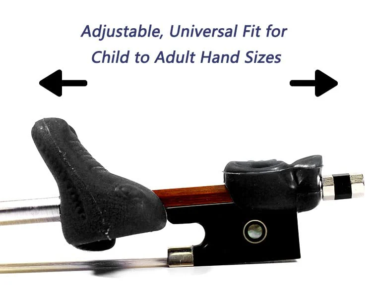 Black Violin Bow Holder 4 Strings Bow Grip Partner Violin/Viola Teaching Aid Accessory for Kid Adult Learn Violins - Image 5