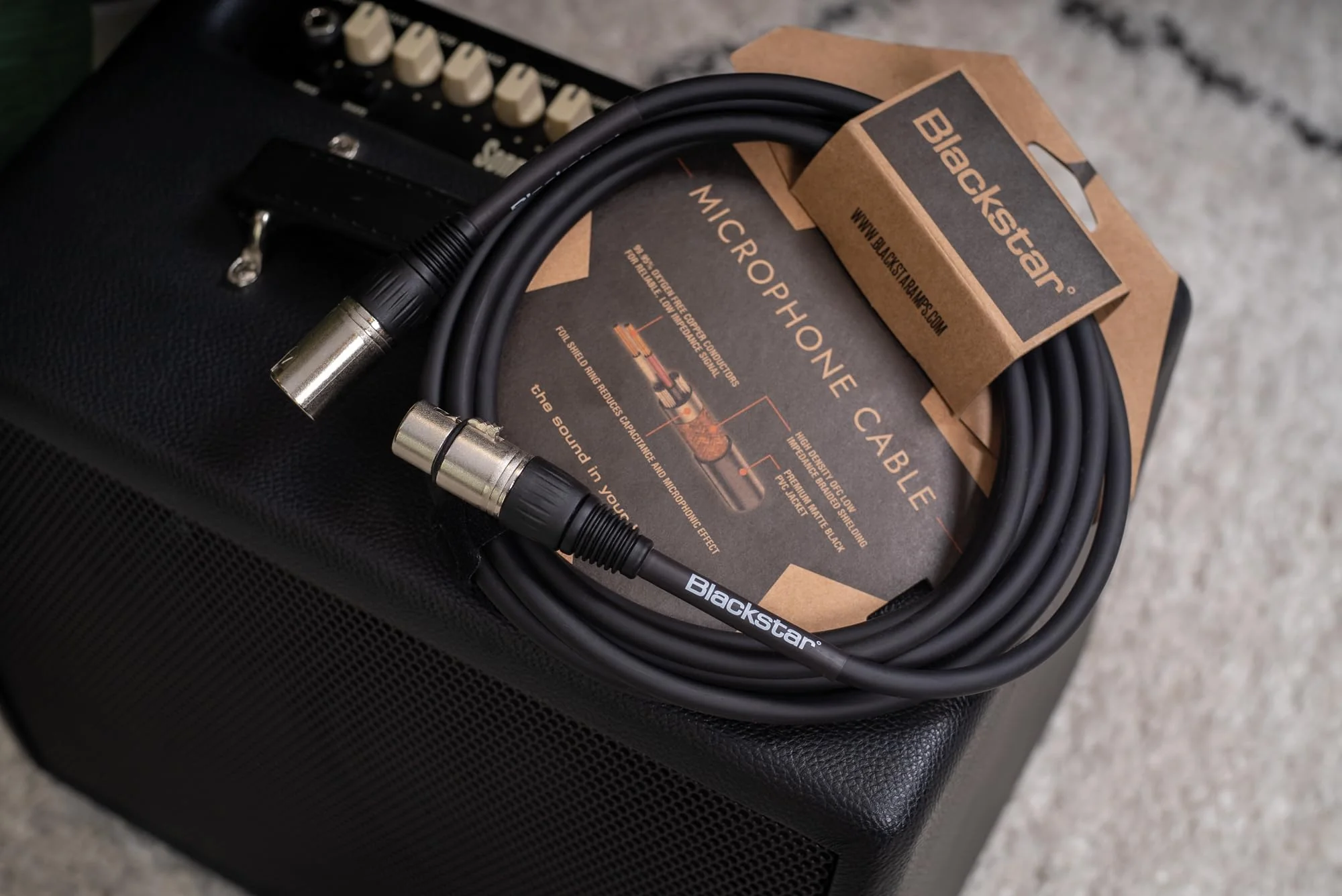 Blackstar Microphone Cable, XLR (BSCABLEXLR10FTFM) 10 ft - Image 3
