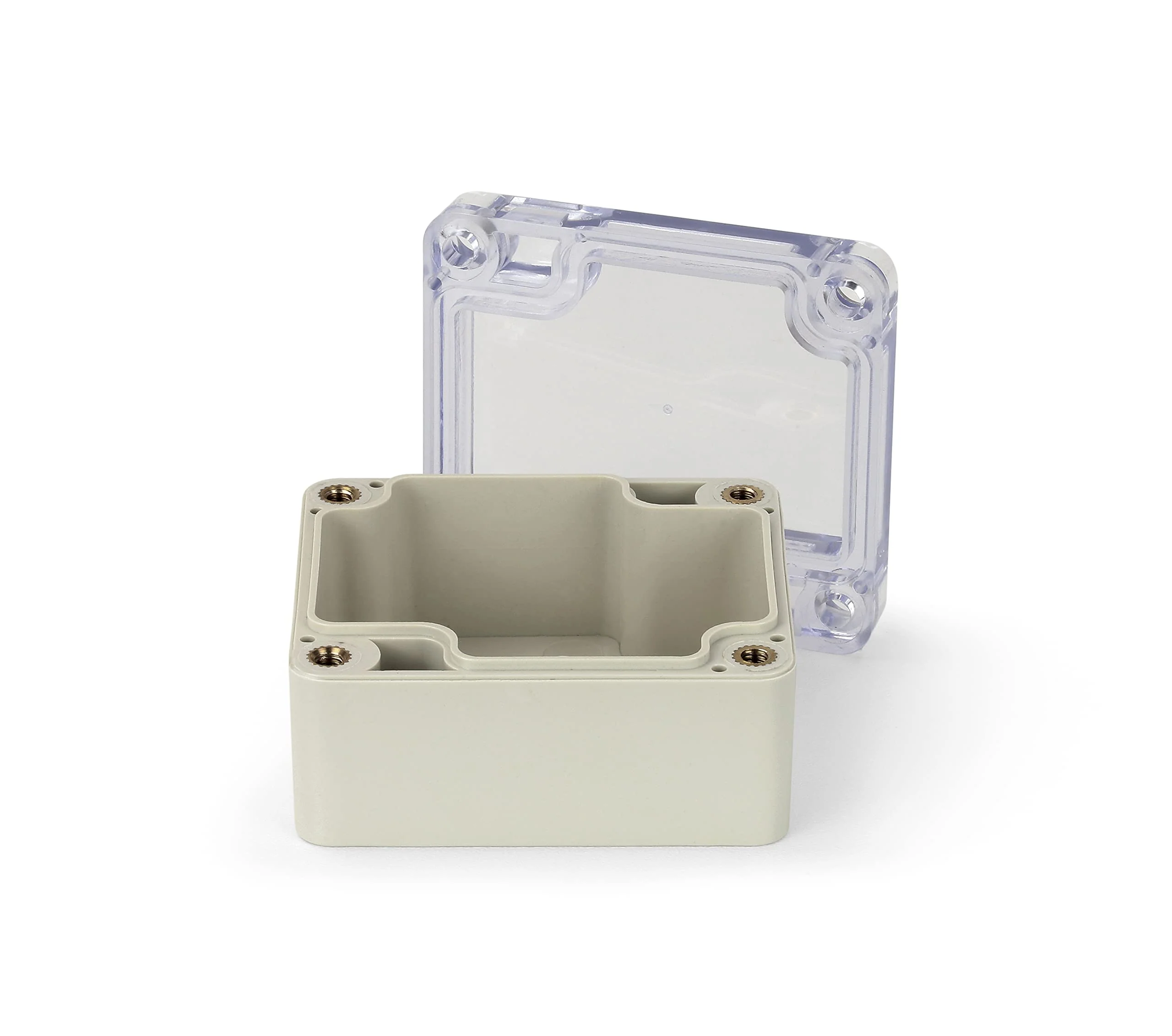 Blanko Module Enclosure, Universal Housing Made of ABS Plastic with Transparent Lid, Multi-Purpose Housing with Mounting Points for Circuit Boards, IP 65 Protection Class, L x W x H 64 x 58 x 35 mm, 64*58*35 mm - Image 2