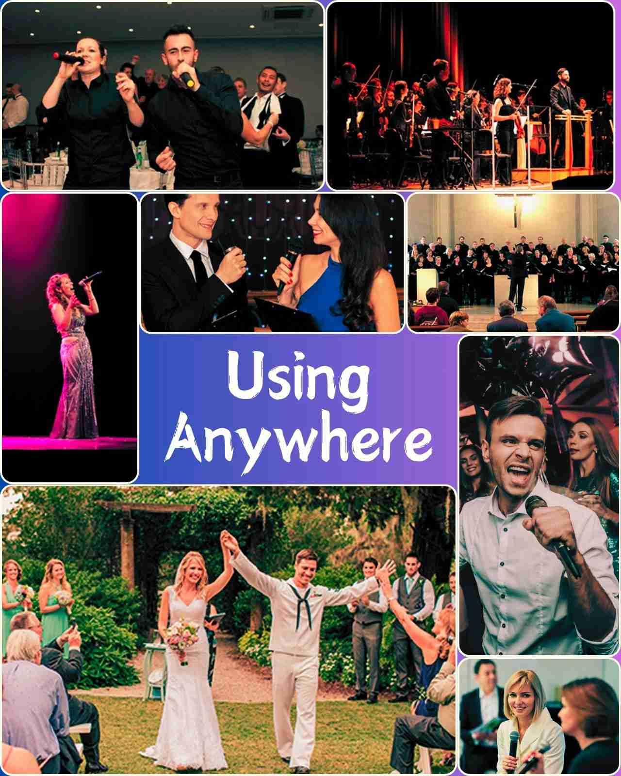 Bling Wireless Microphone Decorate for Universal Handheld and Beta58 SM58 Beta87 PG58, Eyes Catching for Event (Mic NOT Included) Multi Crystal - Image 6