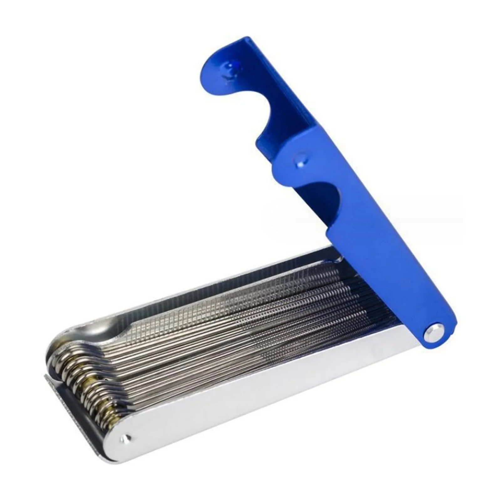 Blue Needle File Set Luthier Sperrins Guitar Nut Slotting File Saw Rods Slot Filing Set Needle File Set Replacement Tools Tip Cleaner Files Guitar Tools Instrument Accessories - Image 7