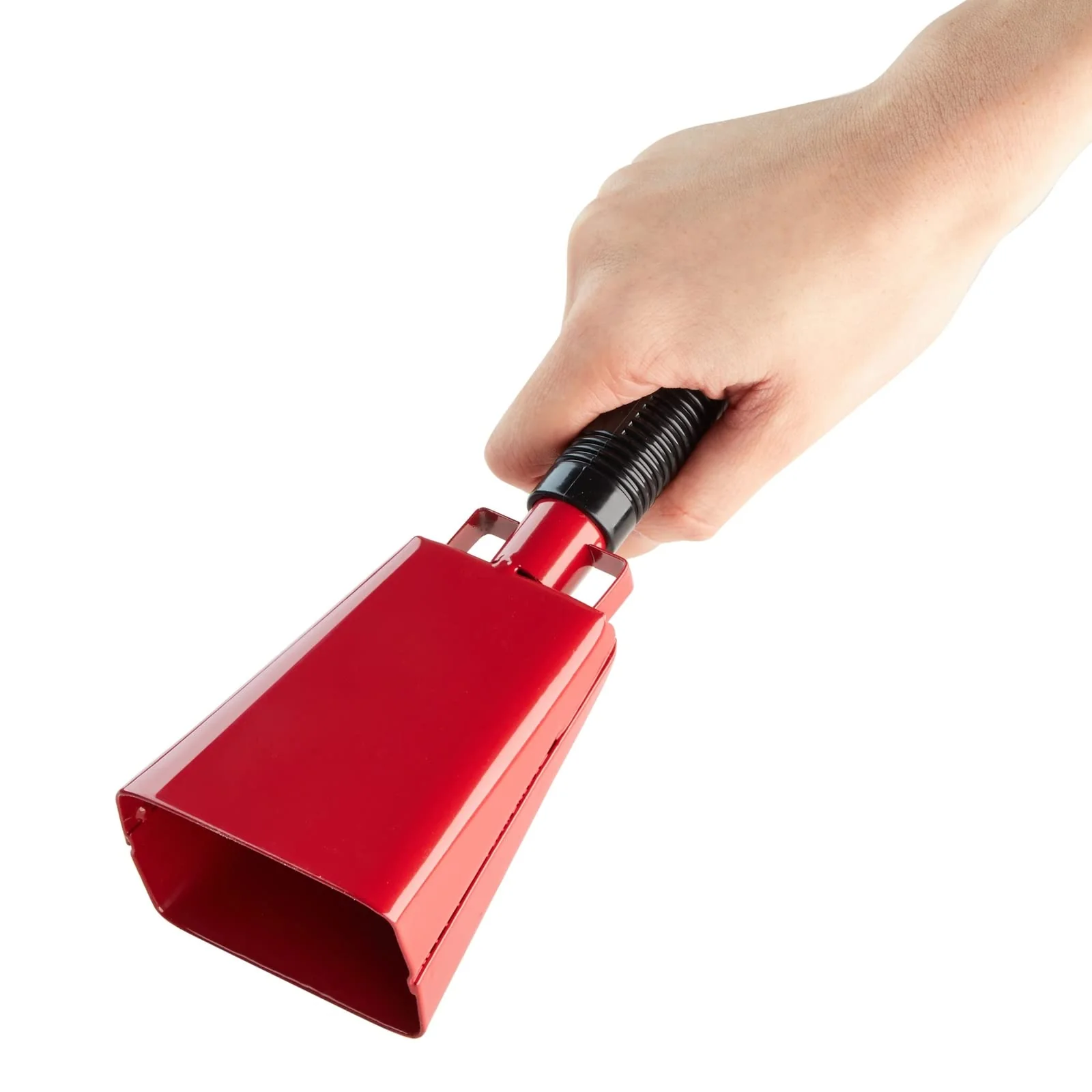 BLUE PANDA 2 Pack 9-inch Cowbells for Sporting Events, Percussion Noise Makers with Handle for Football Games, Stadiums (Red) - Image 6