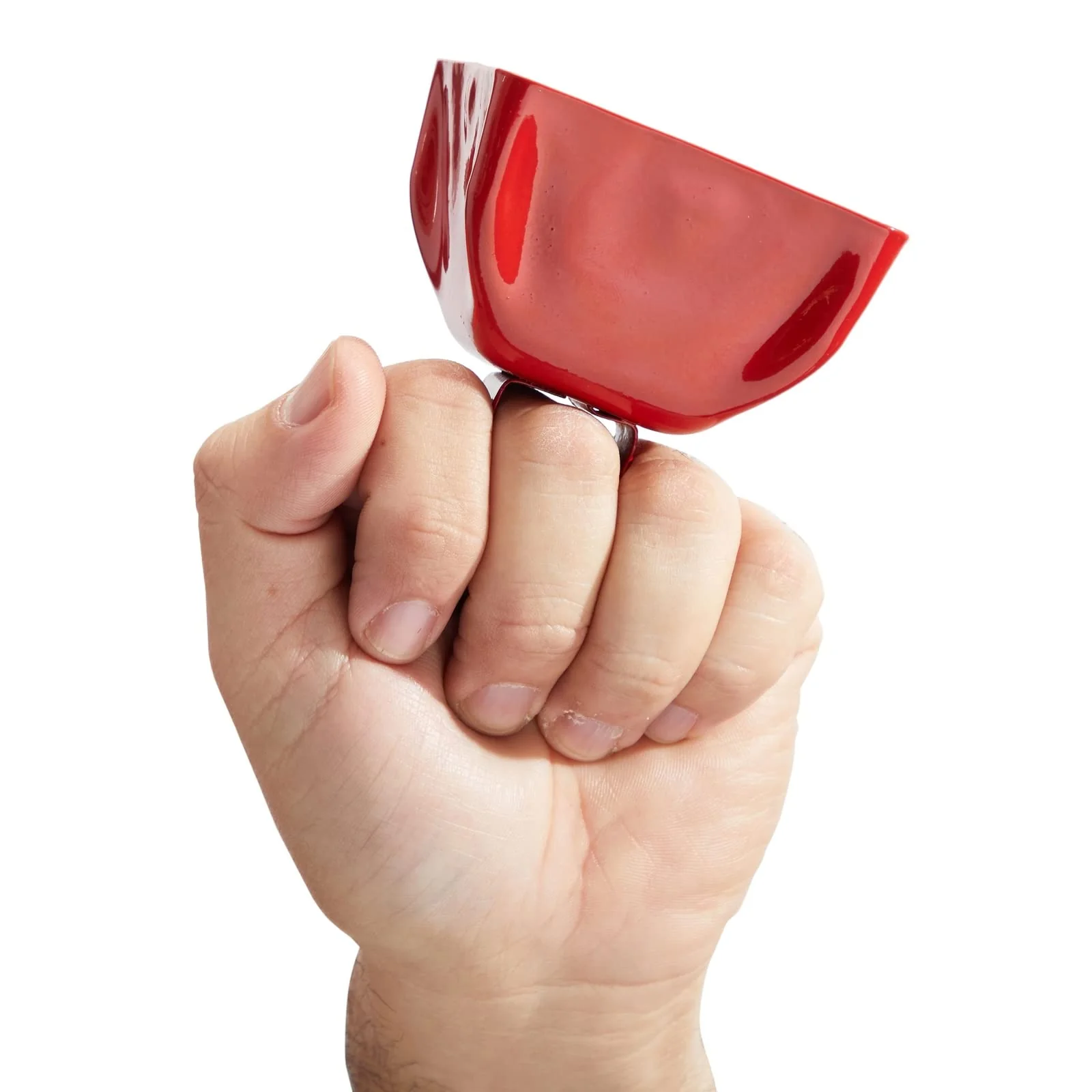 BLUE PANDA Cow Bells for Sporting Events - 3-Inch Red Iron Handheld - Pack of 12 Mini Cowbell Noisemakers - Celebration Cheering Noise Makers - Image 5