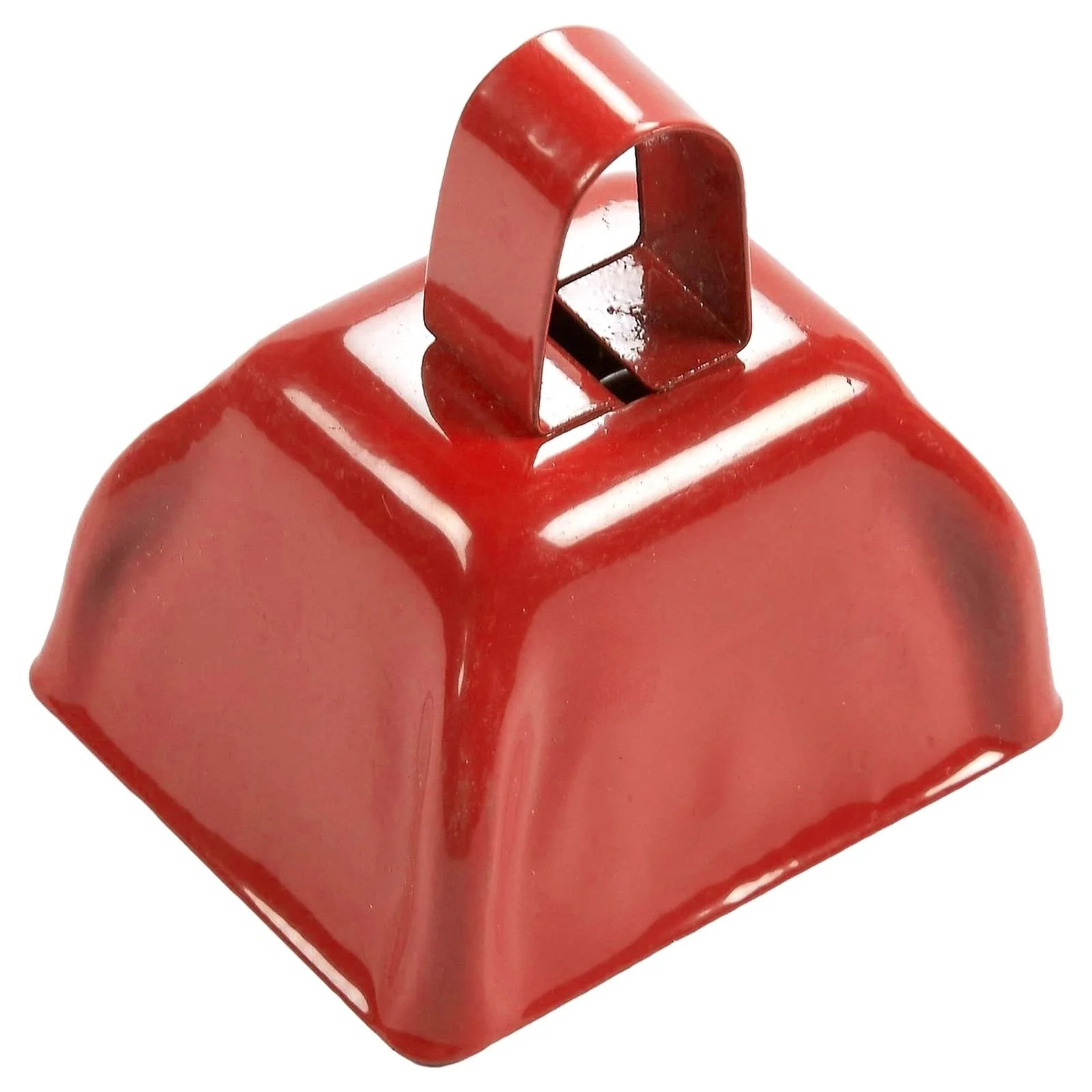BLUE PANDA Cow Bells for Sporting Events - 3-Inch Red Iron Handheld - Pack of 12 Mini Cowbell Noisemakers - Celebration Cheering Noise Makers - Image 8