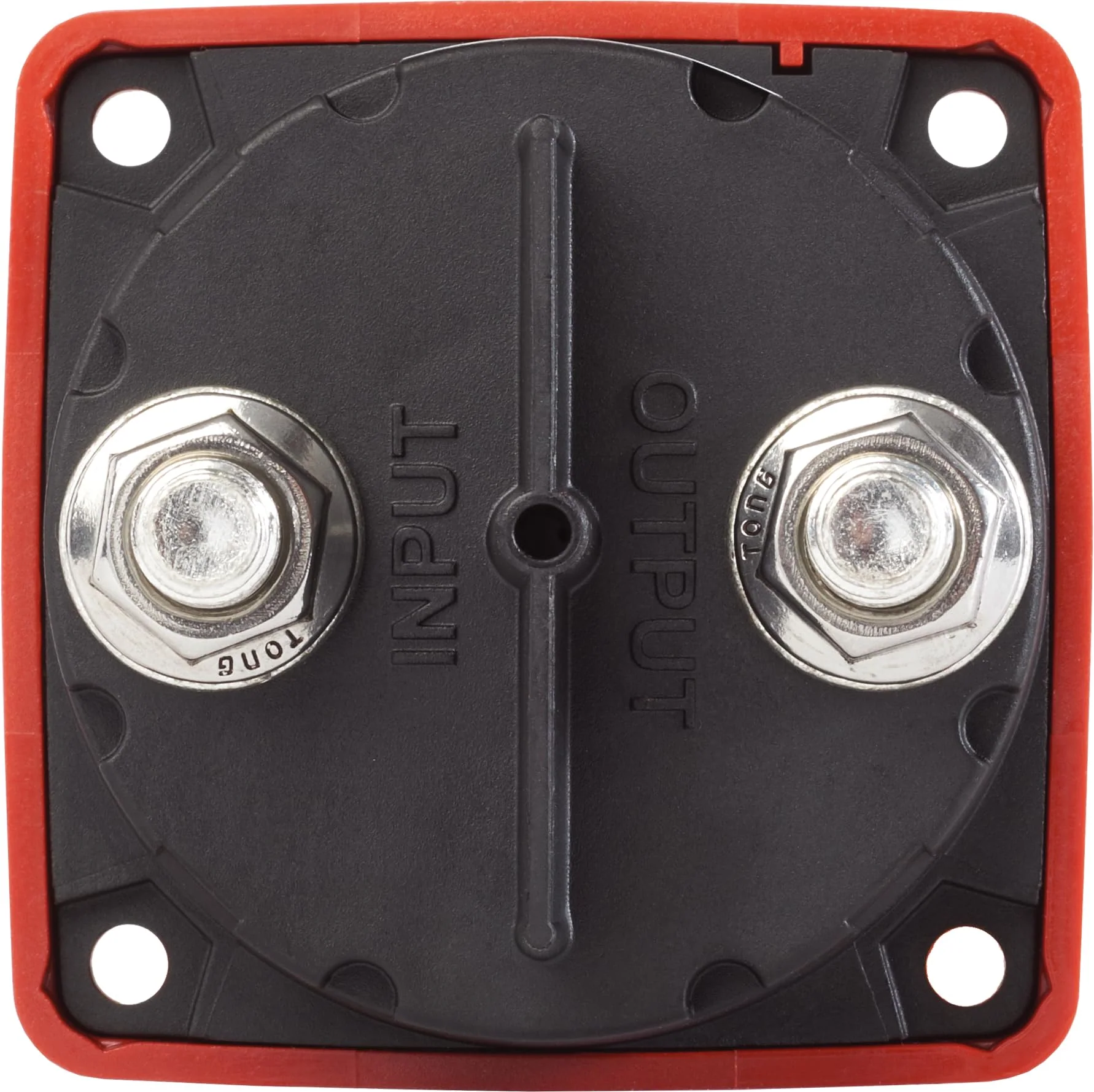 Blue Sea Systems On/Off Battery Isolator Switch With Locking Key, Red, 6006 m‑Series One size On-Off w/Knob - Image 3