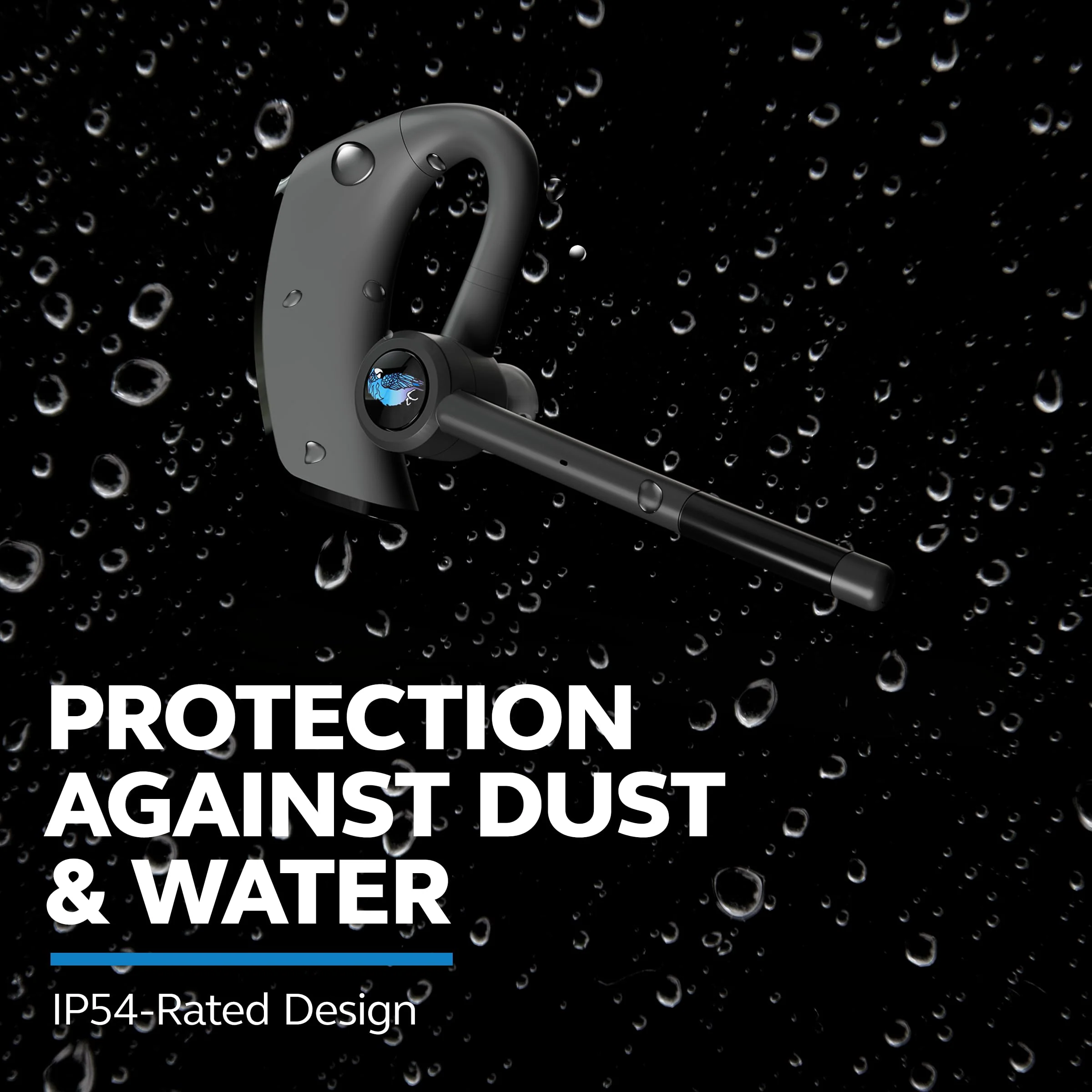BlueParrott M300-XT SE Mono Bluetooth Wireless Headset with Improved Call Quality for Mobile Phones - 80% Noise Cancellation with 2-Mic Tech - Ideal for High-Noise Environments - Bluetooth 5.1, Black - Image 7