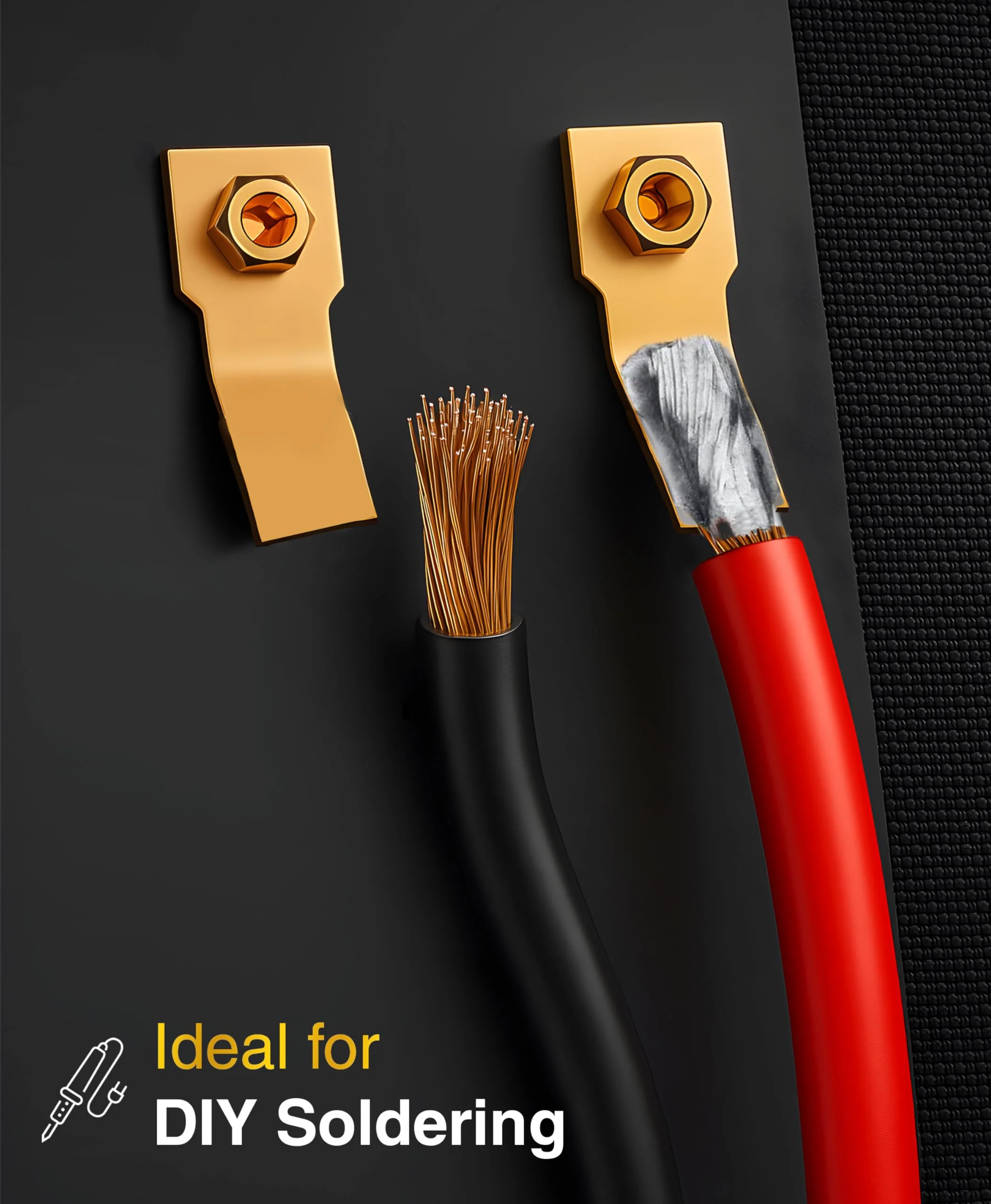 BlueRigger 16 Gauge Speaker Wire (50FT, 16 AWG, Speaker Cable, CCA, HiFi Stereo, Polarity Identification) - Car Audio Wire for Home Theater, Surround Sound Systems, Automotive Amps, Banana Plugs 50FT - Image 3