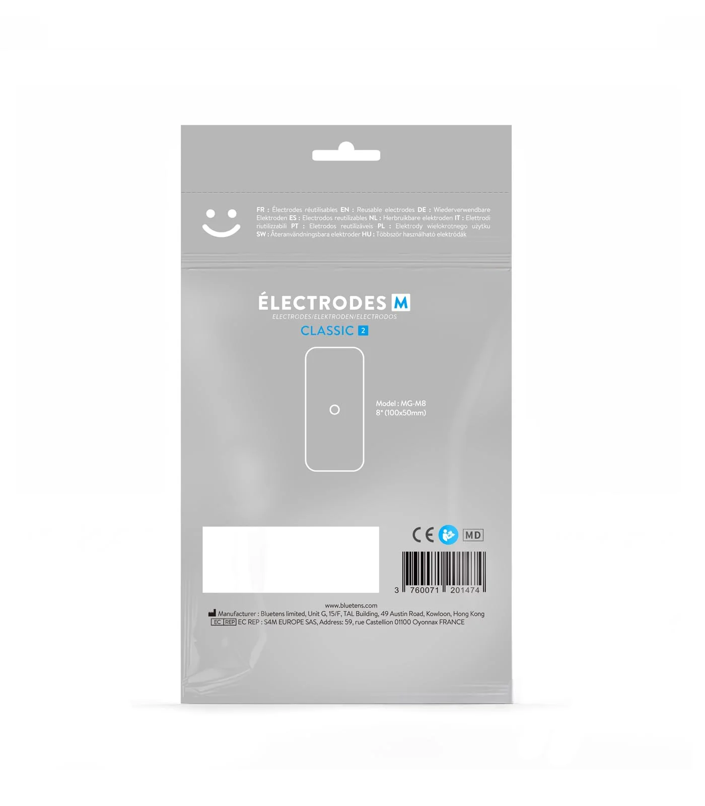 Bluetens Classic 2 M8 - Pack of 8 Electrodes M - Image 2