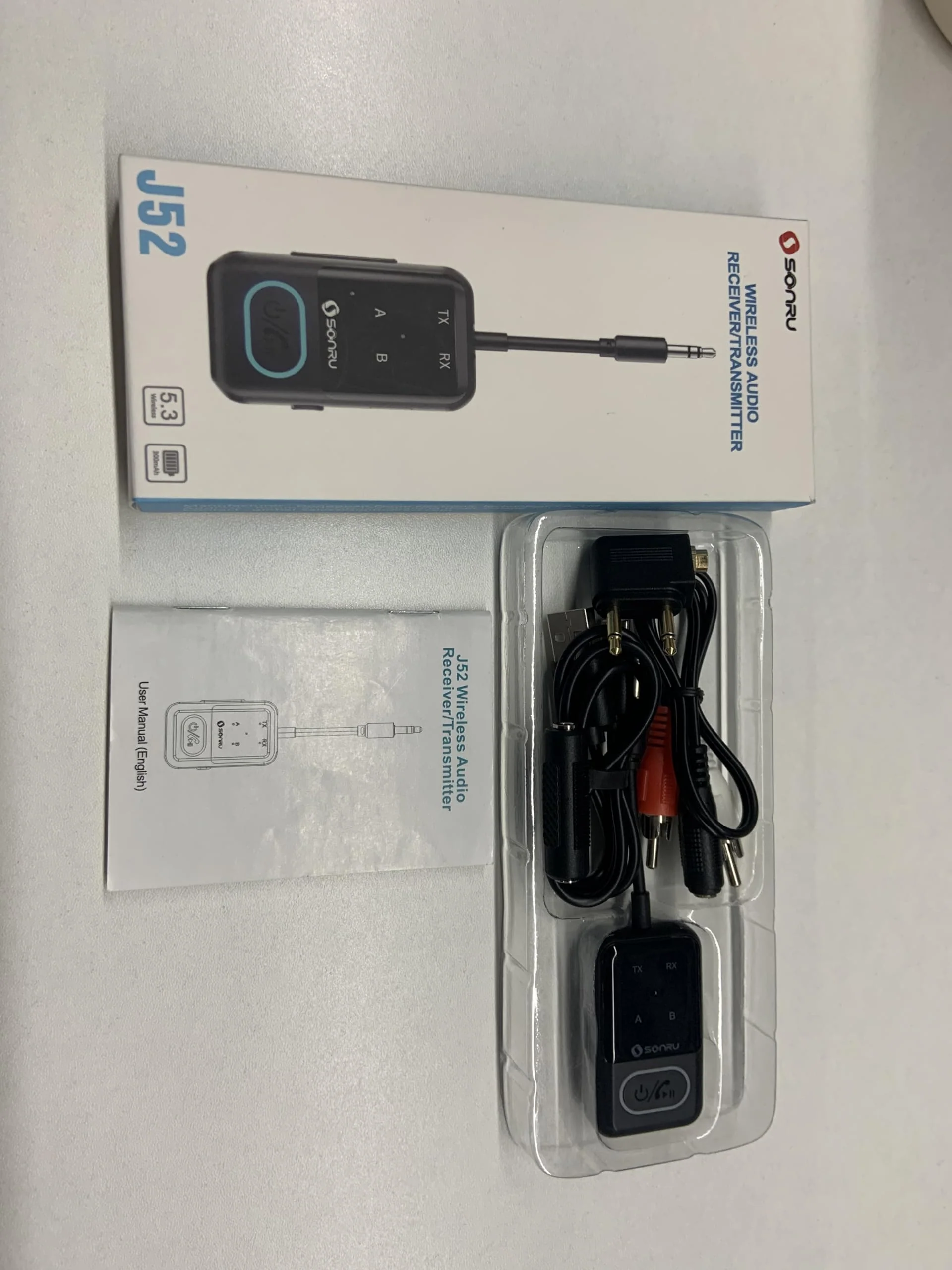 Bluetooth 5.3 Transmitter Adapter for Airplane 2-in-1 Wireless Bluetooth Audio Transmitter Receiver for 3.5mm Aux Jacks on Flight/TV/Gym Equipment, for up to 2 Wireless Headphones, Cell Phones Black1 - Image 9