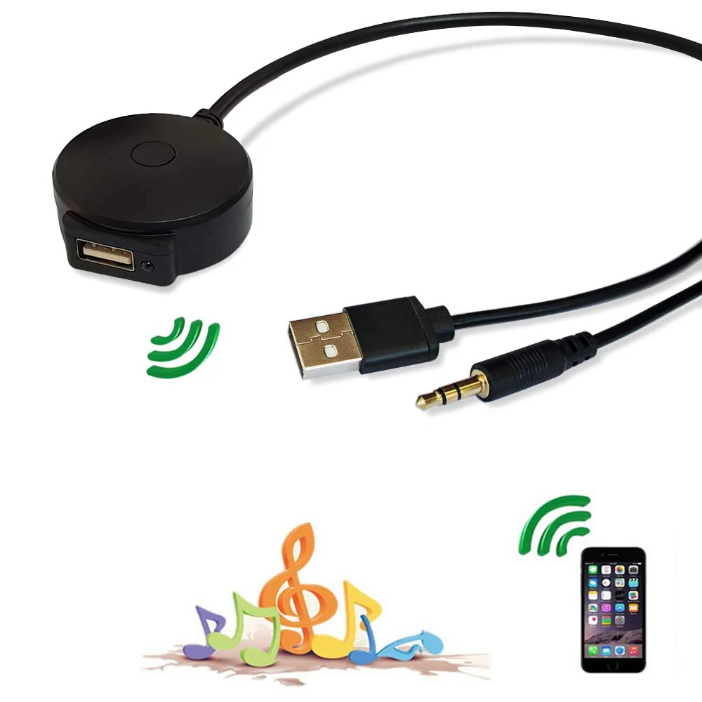 Bluetooth Adapter Compatible with Mini Cooper BMW Car Apple Android Phone Music AUX 3.5 Wireless Cable Capable Devices - Image 4