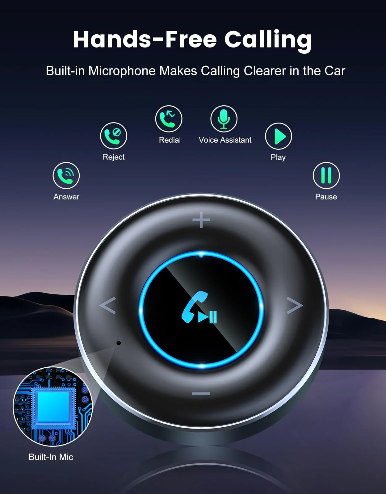 Bluetooth AUX Adapter for Car, [Plug and Play] Bluetooth 5.3 Receiver, 3.5mm AUX Bluetooth Car Adapter for Home Stereo/Speakers/Wired Headphones, Hands-Free Calls, Dual Connection, Hi-Fi Music - Image 5