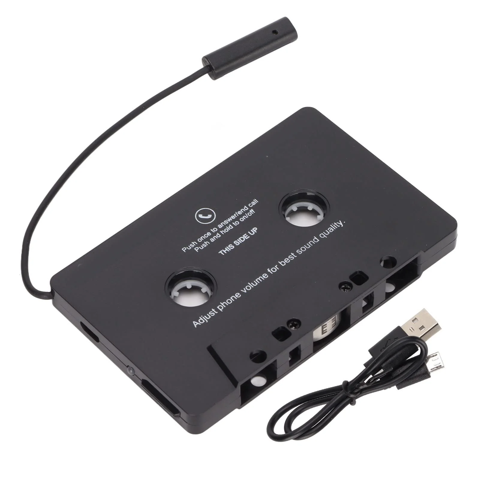 Bluetooth Cassette Adapter for Car with Stereo , Cassette Tape to Aux Adapter Smartphone Cassette Adapter for Mobile Phone, Tablet, MP3 Player, Headset - Image 9