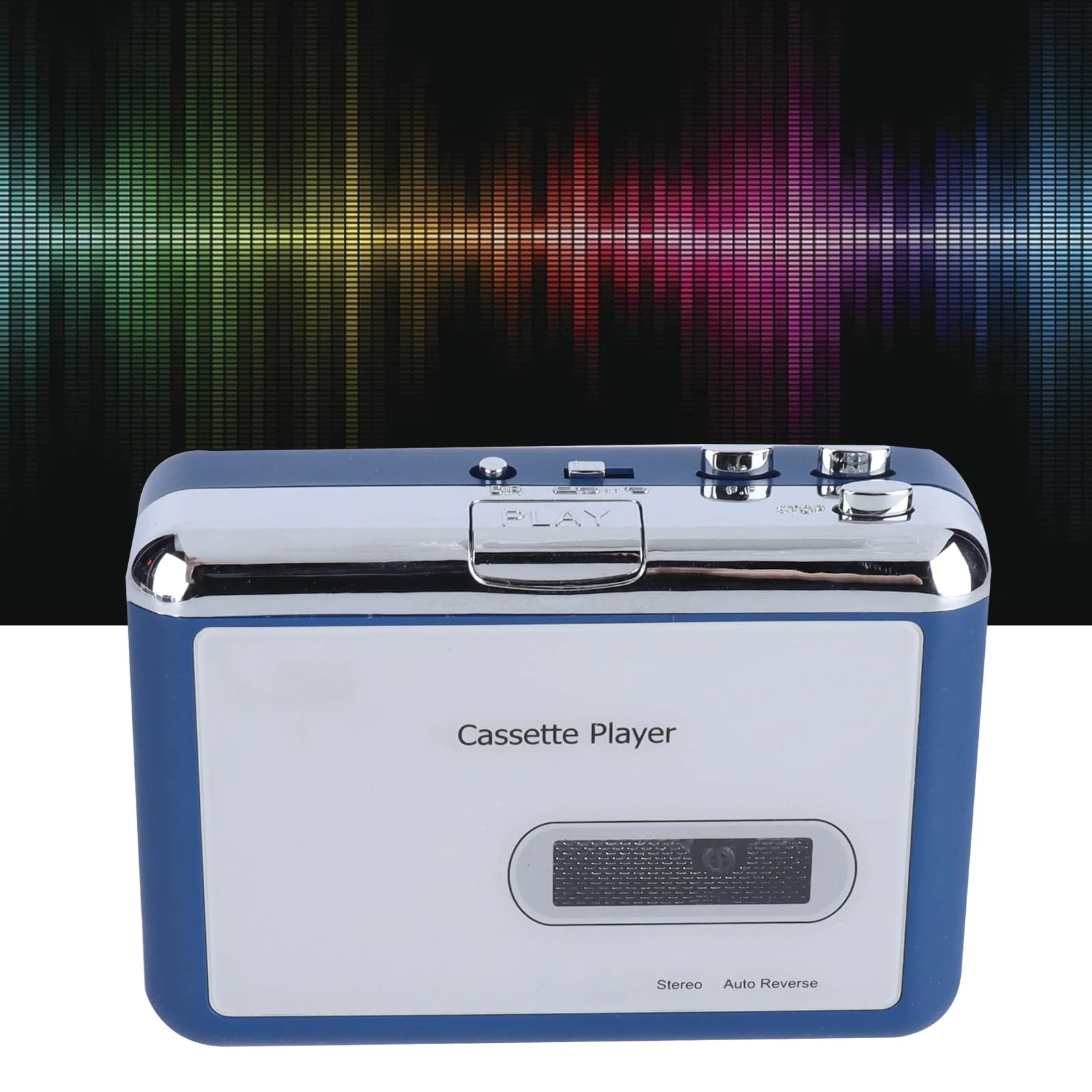 Bluetooth Cassette Player, ABS Auto Reverse Tape Player Bluetooth Output to Headphone Speaker with Automatic Tape Flip - Image 3