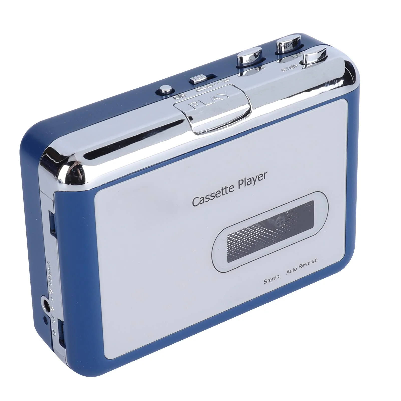 Bluetooth Cassette Player, ABS Auto Reverse Tape Player Bluetooth Output to Headphone Speaker with Automatic Tape Flip - Image 5