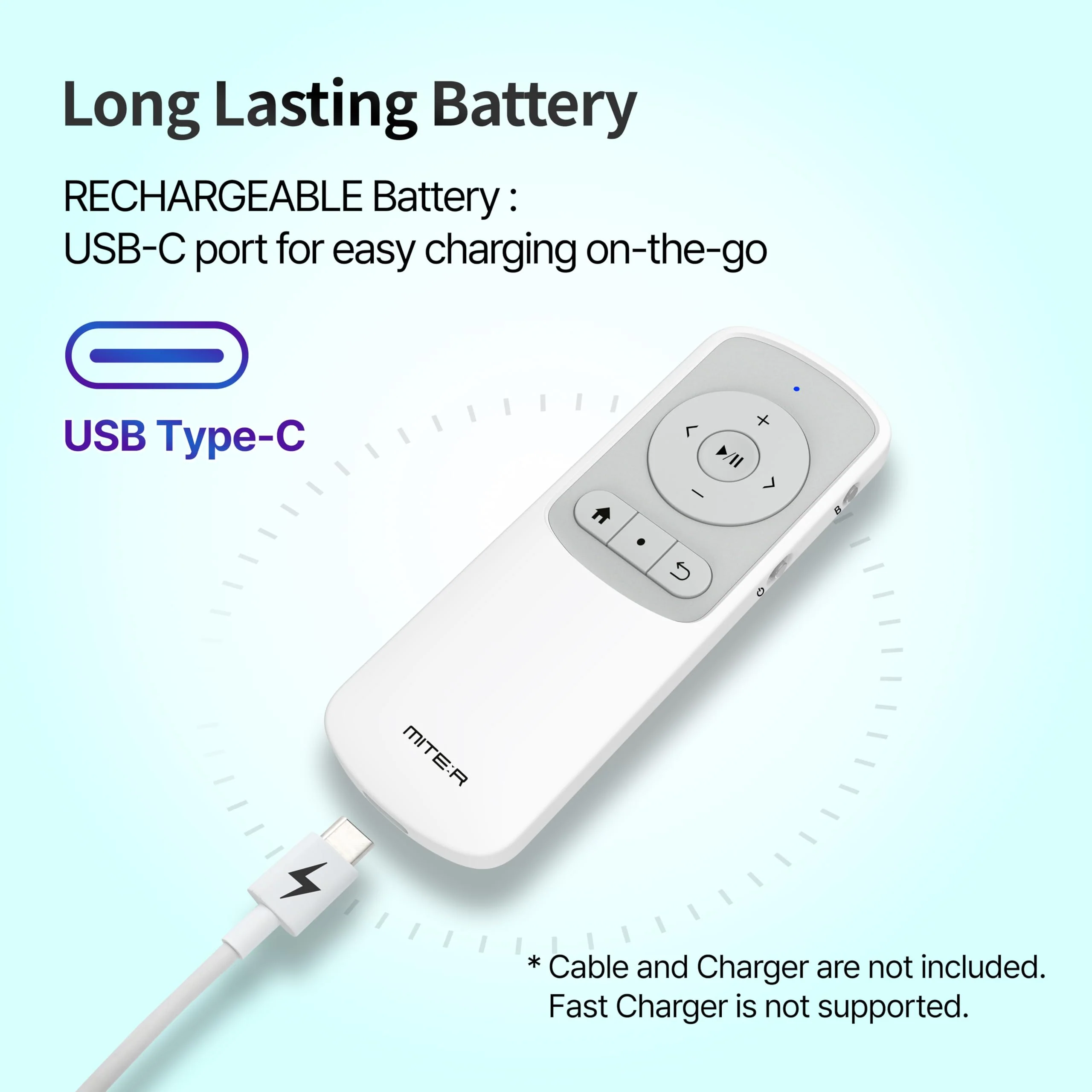 Bluetooth Remote Control Page Turner Clicker for Kindle App, Boox, e-Reader, TikTok Scrolling, YouTube Shorts, Reels, Video, Music, Camera, for iOS iPad iPhone, Android Galaxy Phone Tablet (White) White - Image 8