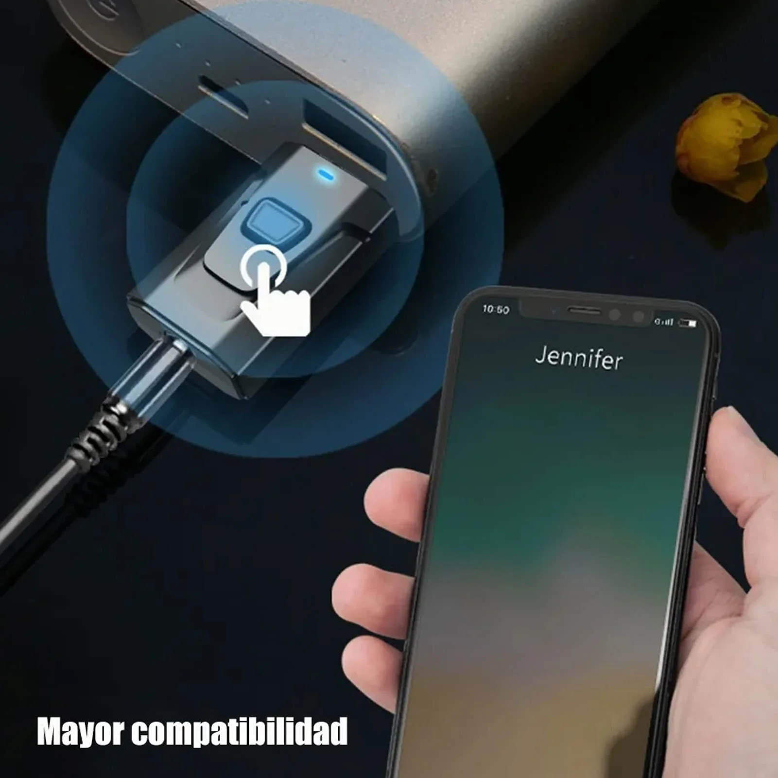 Bluetooth Transmitter, 4 in 1 USB Bluetooth5.0 Receiver Clear Sound Quality Plug and Play Stable Audio Adapter - Image 7