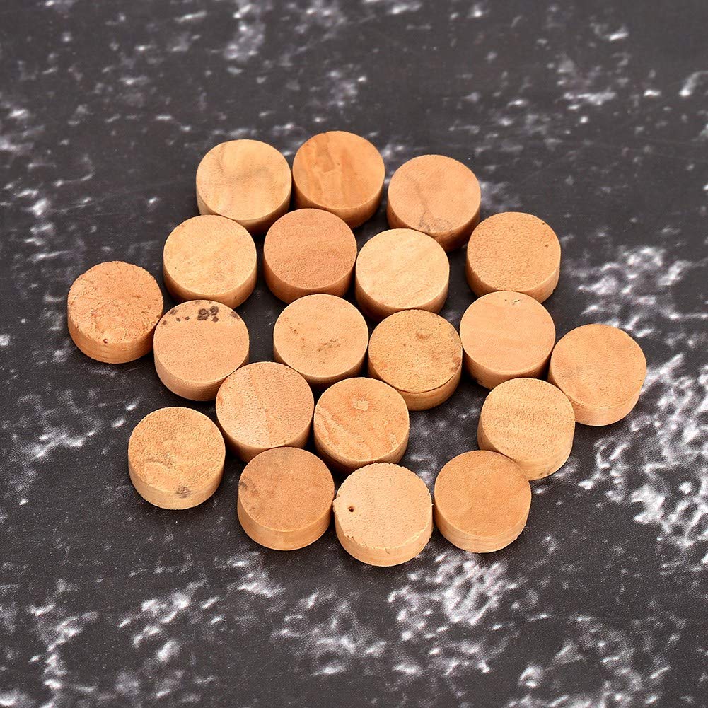 Bnineteenteam 20Pcs 9.5mm Trumpet Cork Pads, Trumpet Repairing Cork Pads, Brown - Image 3