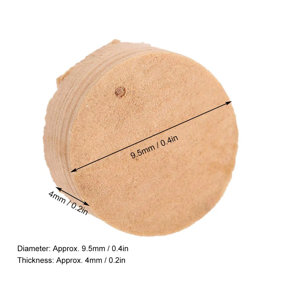 Bnineteenteam 20Pcs 9.5mm Trumpet Cork Pads, Trumpet Repairing Cork Pads, Brown - Image 9