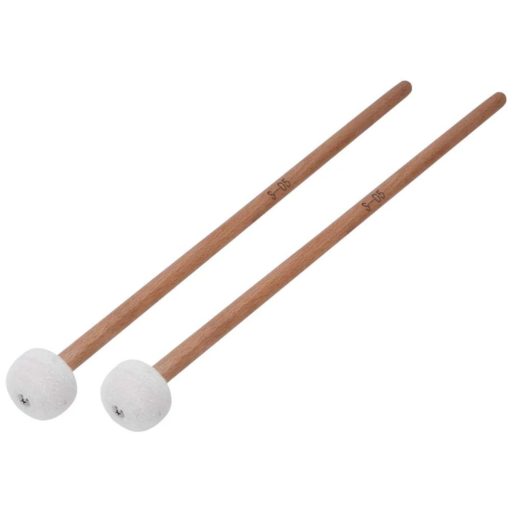 Bnineteenteam 2Pcs Timpani Mallet Timpani Stick Snare Drum Mallet with Felt Head for Marching Band Snare Drum - Image 2
