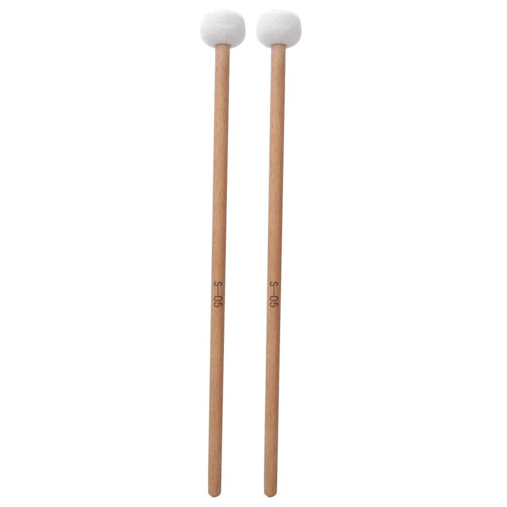 Bnineteenteam 2Pcs Timpani Mallet Timpani Stick Snare Drum Mallet with Felt Head for Marching Band Snare Drum - Image 6
