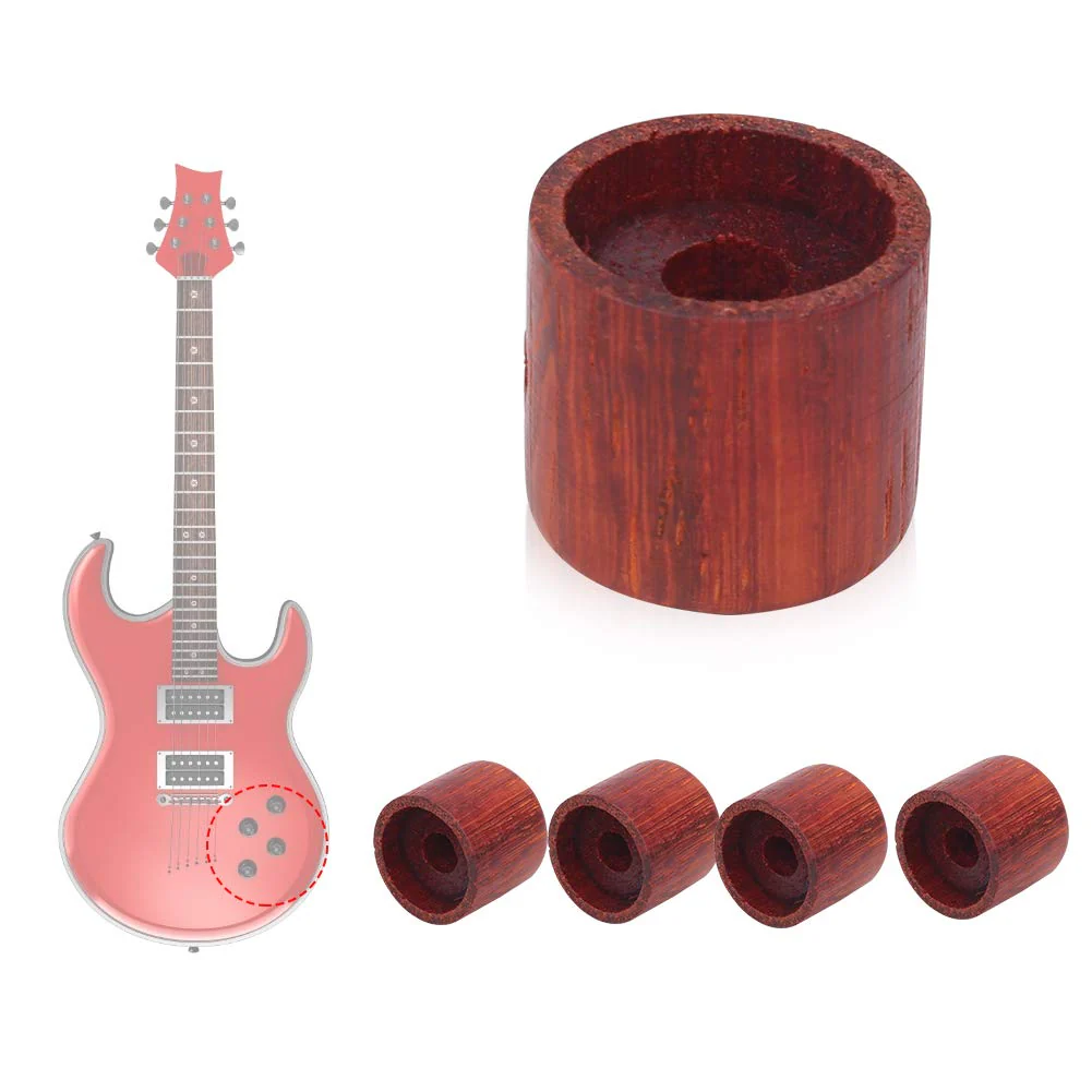 Bnineteenteam 4PCS Guitar Tone Knob Electric Guitar Parts Control Knob Guitar Control Knobs Maple Wood Guitar Bass Accessories Playing Accessories - Image 4