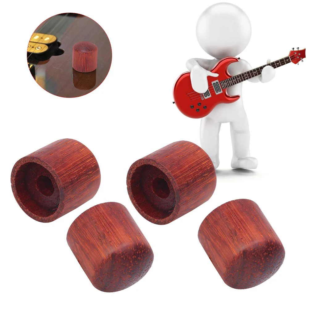Bnineteenteam 4PCS Guitar Tone Knob Electric Guitar Parts Control Knob Guitar Control Knobs Maple Wood Guitar Bass Accessories Playing Accessories - Image 5