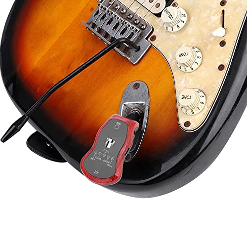 Bnineteenteam Guitar Effector, USB Rechargeable Battery and Guitar Effector, Super Portable Guitar Transmitter Receiver with 5 Sound Modes Accessory Mixer Supplies - Image 2