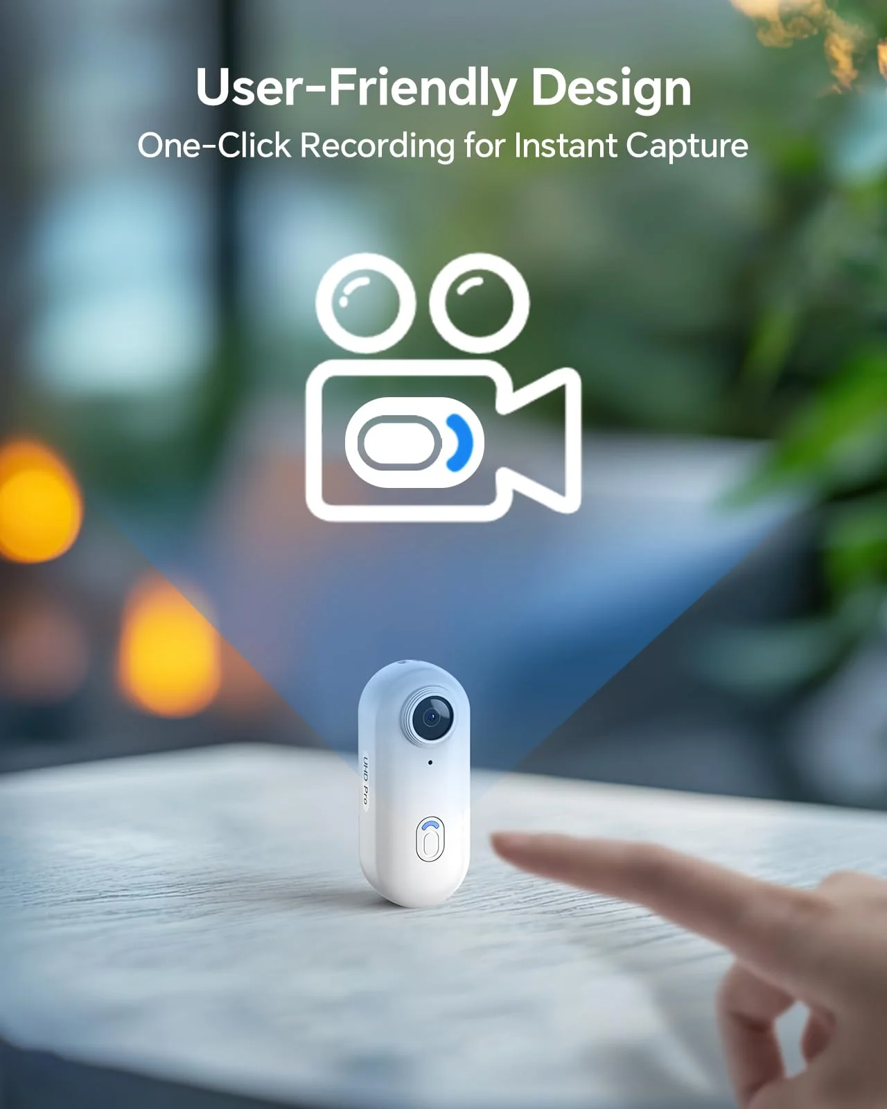 BOBLOV W4 2K Mini Body Camera, Wearable 128GB Camera with 360°Rotatable Clip & Magnetic Clip, 120 Minutes for Recording, Easy to Use and Take for Lecture, Traveling and Outdoors Activities (WT128GB) WT128GB - Image 5