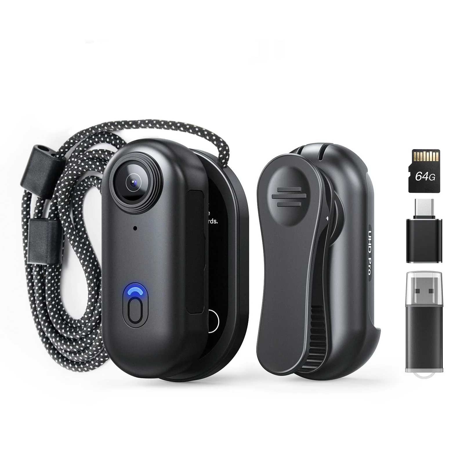 BOBLOV W4 2K Mini Body Camera, Wearable 64GB Camera with 360°Rotatable Clip & Magnetic Clip, 120 Minutes for recording, Easy to Use and Take for Lecture, Traveling, Pet Walking and Outdoors Activities BL64GB - Image 9