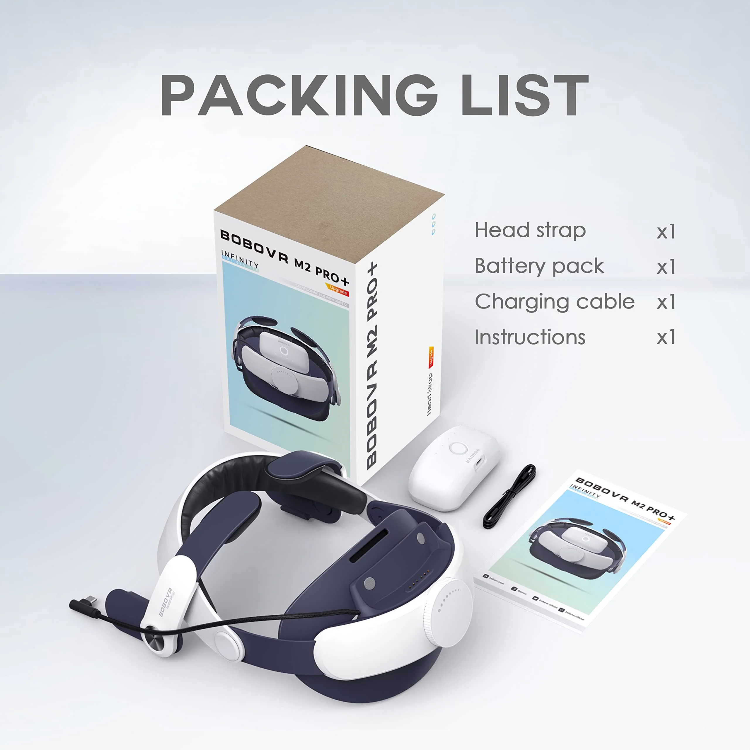 BOBOVR M2 Pro Battery Pack Head Strap Accessories, Compatible with Quest 2,Magnetic Connection and Lightweight Design, Replaceable Hot Swap Power Bank - Image 6