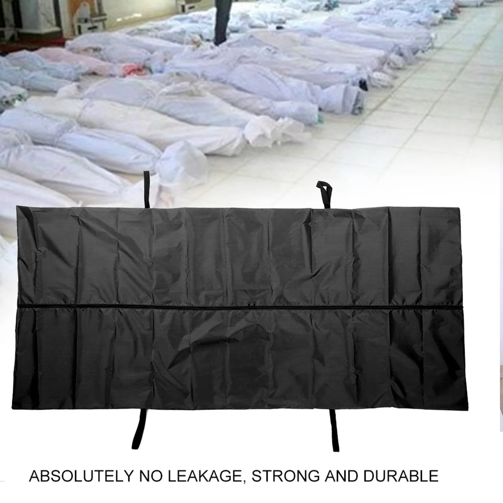Body Bag, Coated Oxford Fabric, Leak-Proof, Body Carrier, Halloween Body Bag, Leakage Bag, Disposable Bag, Stretch Bag for Transporting (210 x 75 cm) 210*75CM - Image 5