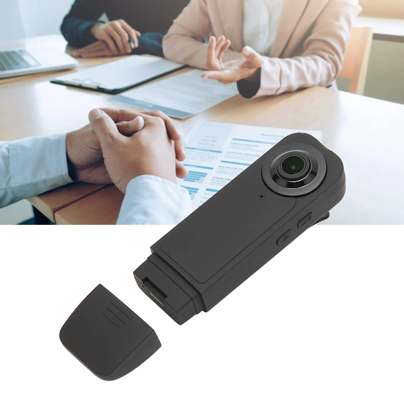 Body Camera, Portable HD 1080P Ergonomic Light Weight Wearable Camera Body Video Recorder Outdoor Body Action Camera,for Law Enforcement, Security Guard, Home - Image 3