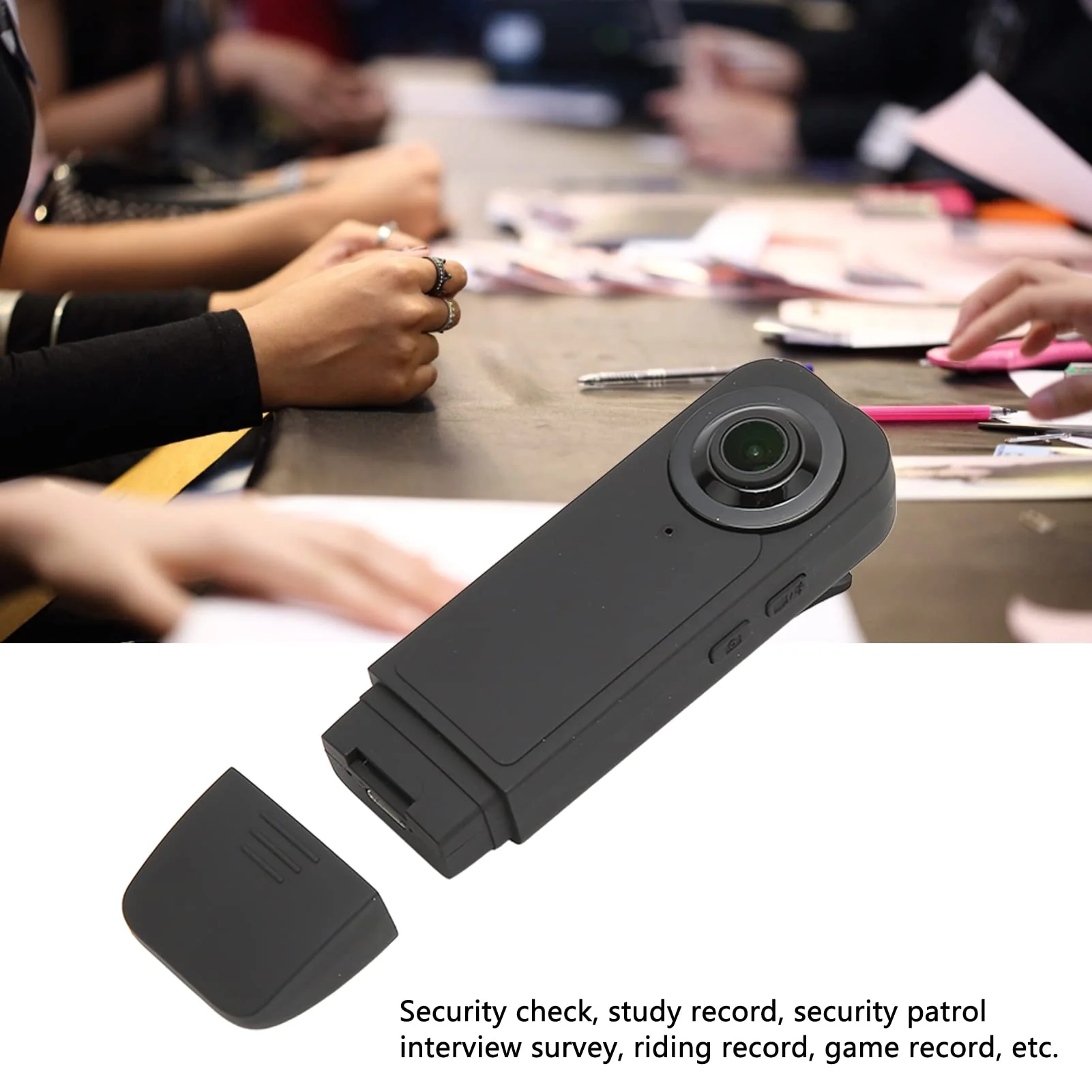 Body Camera, Portable HD 1080P Ergonomic Light Weight Wearable Camera Body Video Recorder Outdoor Body Action Camera,for Law Enforcement, Security Guard, Home - Image 4
