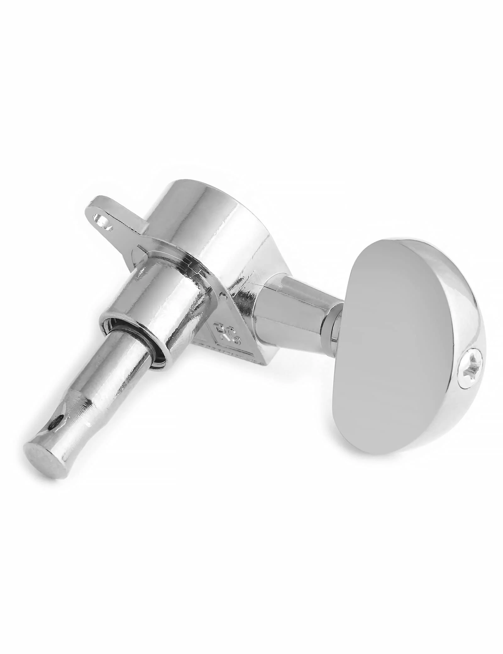 Bogart Sealed String Tuning Pegs Tuning Machines Grover Machine Heads Tuners Tuning Keys 6 In Line for Right Handed Acoustic Guitar or Electric Guitar Half Round Head Chrome., (TP 02-CR-6R) - Image 6