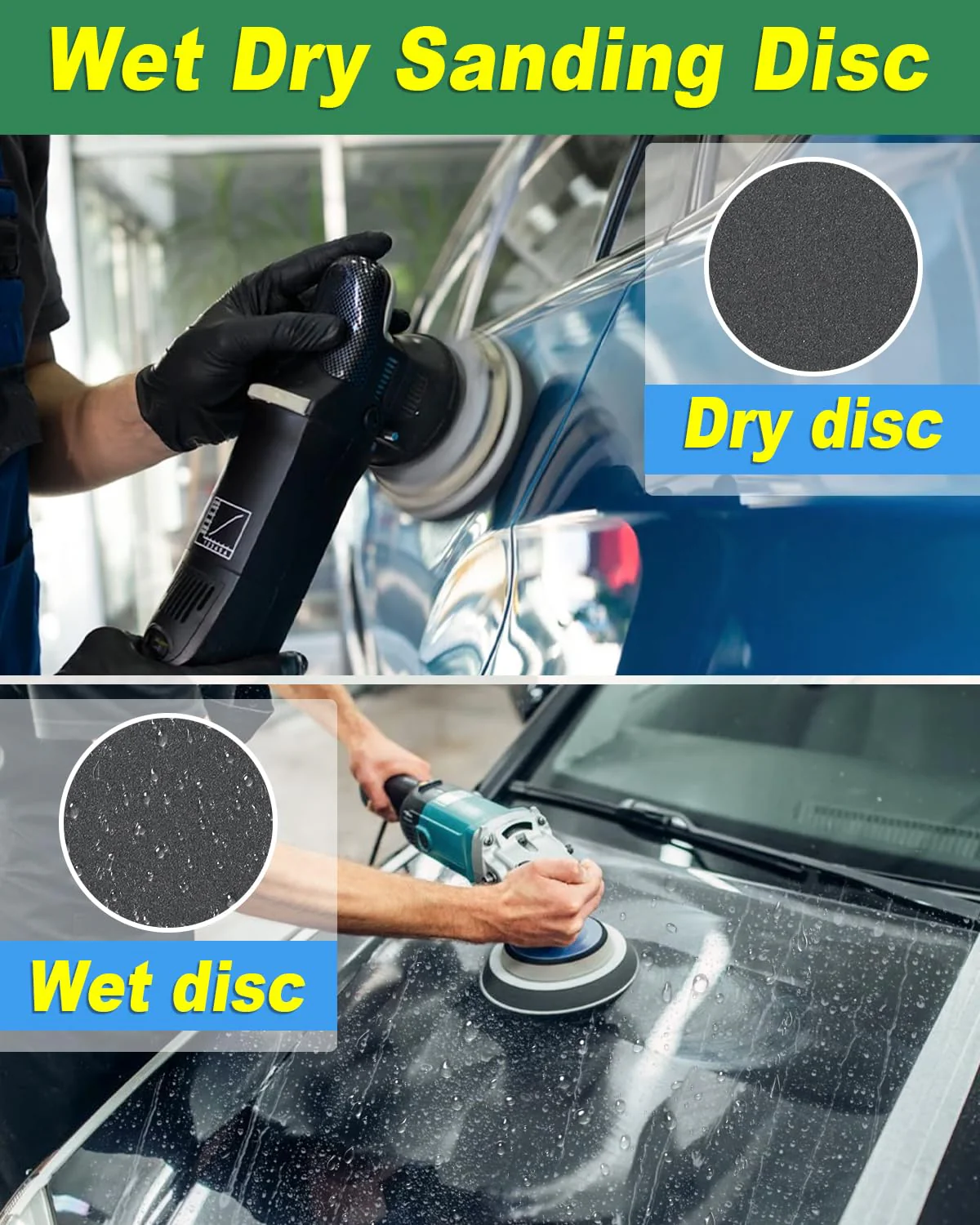 Bolatus Pack of 5 Sandpaper 125 mm Velcro, Grit 2000 Wet Dry Sanding Discs Round Random Orbital Sanders Sanding Sheets for Car Metal Wood Pack of 5 2000 grit - Image 3