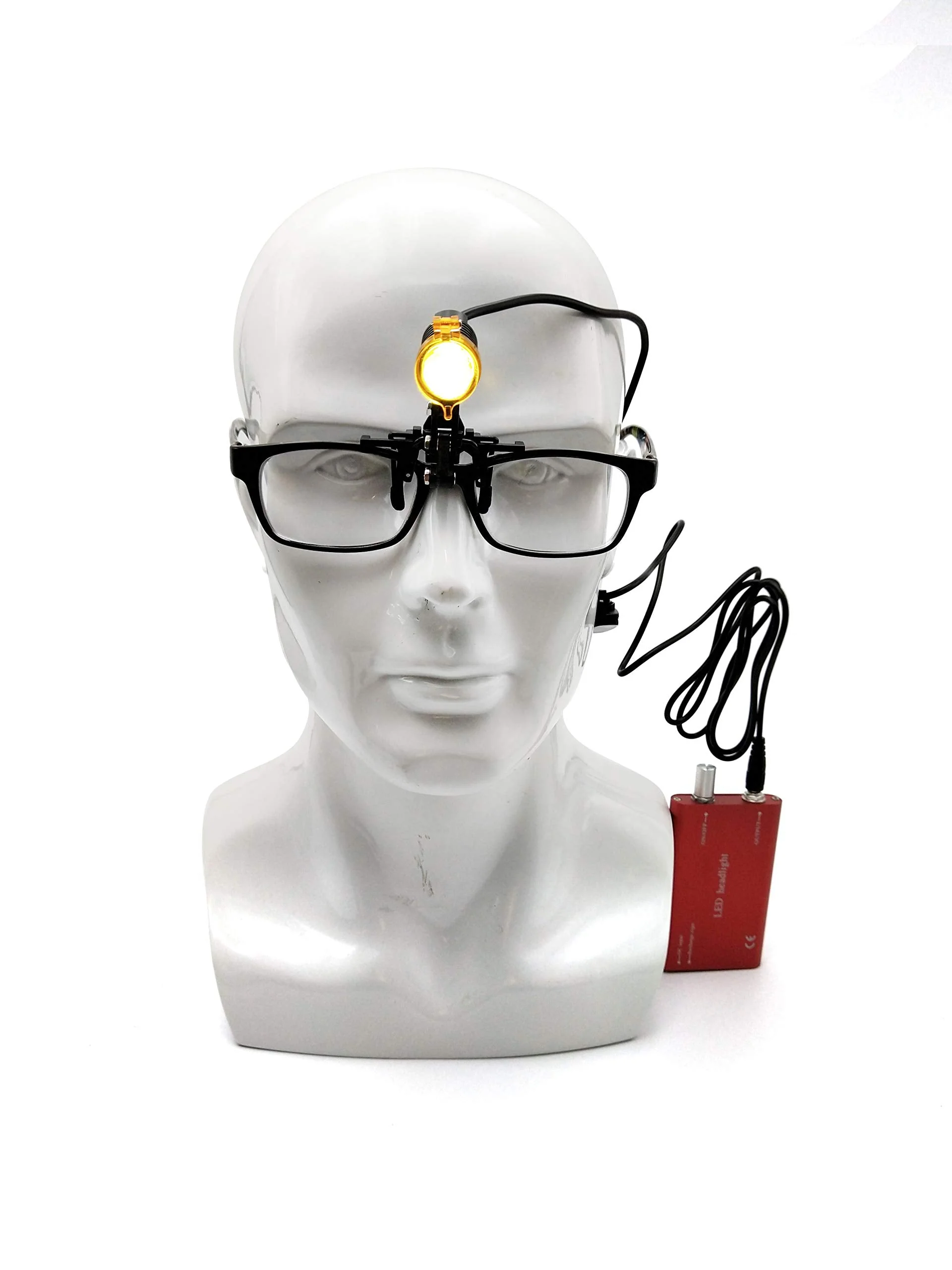BONEW Red LED Headlight Bulb with Filter 3W Dental Surgery - Image 5