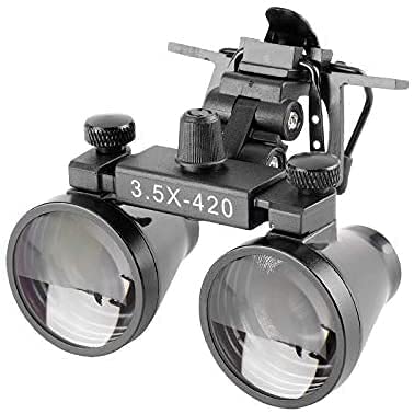 BONEW Surgical Magnifying Glass Magnifier Magnifier 3.5X Binoculars Clip for All Glasses with Storage Box - Image 2
