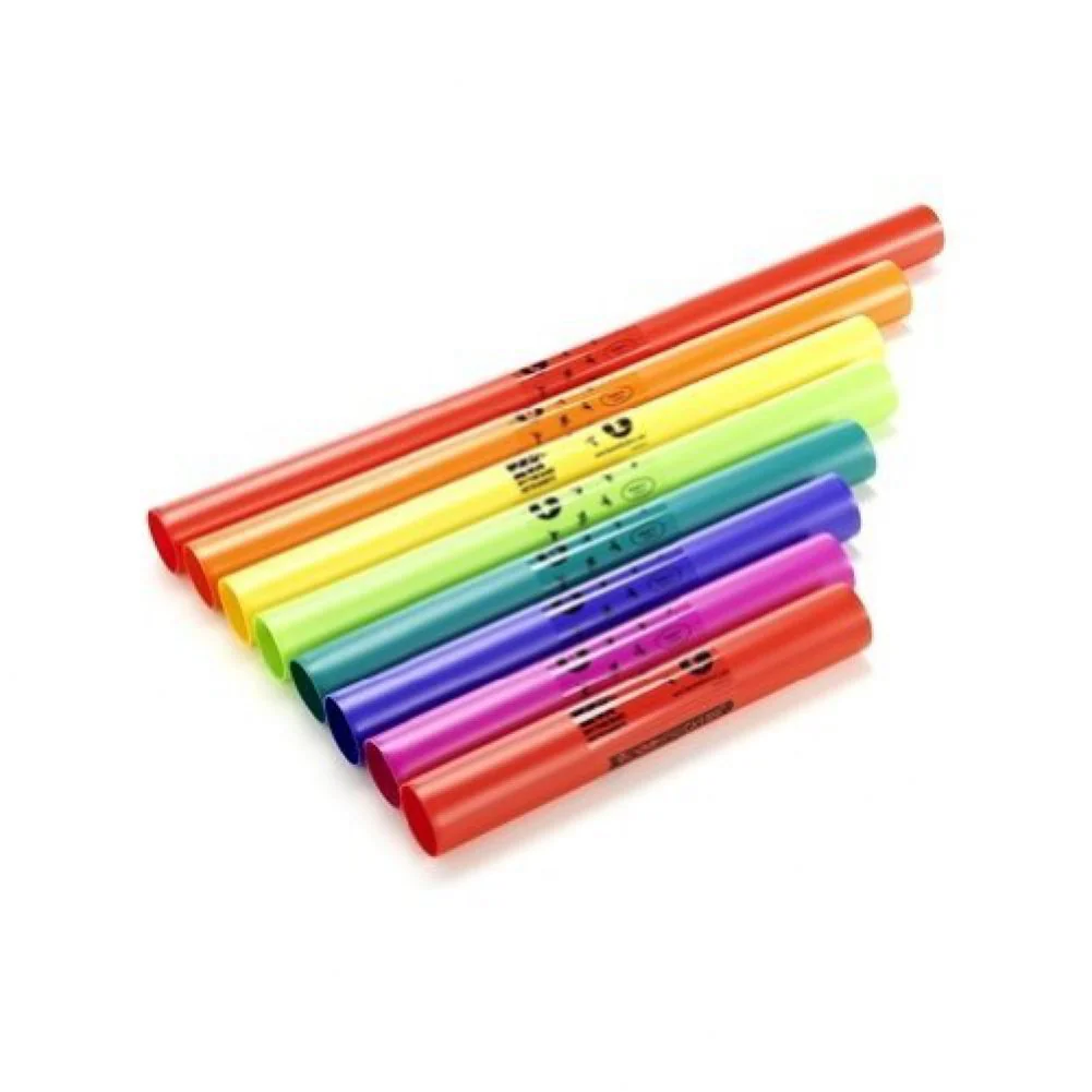 Boomwhackers® C Major Diatonic Scale Set with Octavator Caps 8-Pack - Image 2