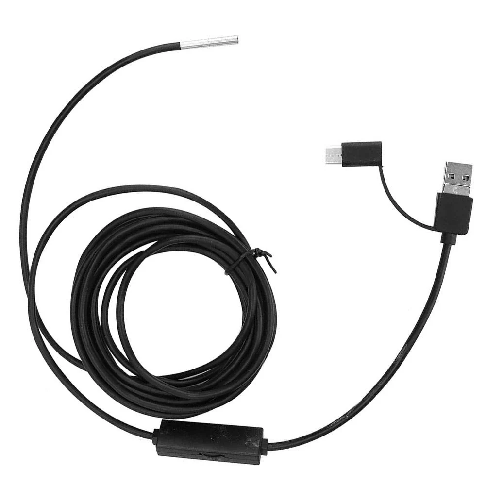 BOROCO 720p HD Endoscope Camera with Light, Waterproof Endoscope Camera Type-C USB Mobile Phone, Lens High Definition for Smartphone Tablet Device (5 m Snake Cable) - Image 6