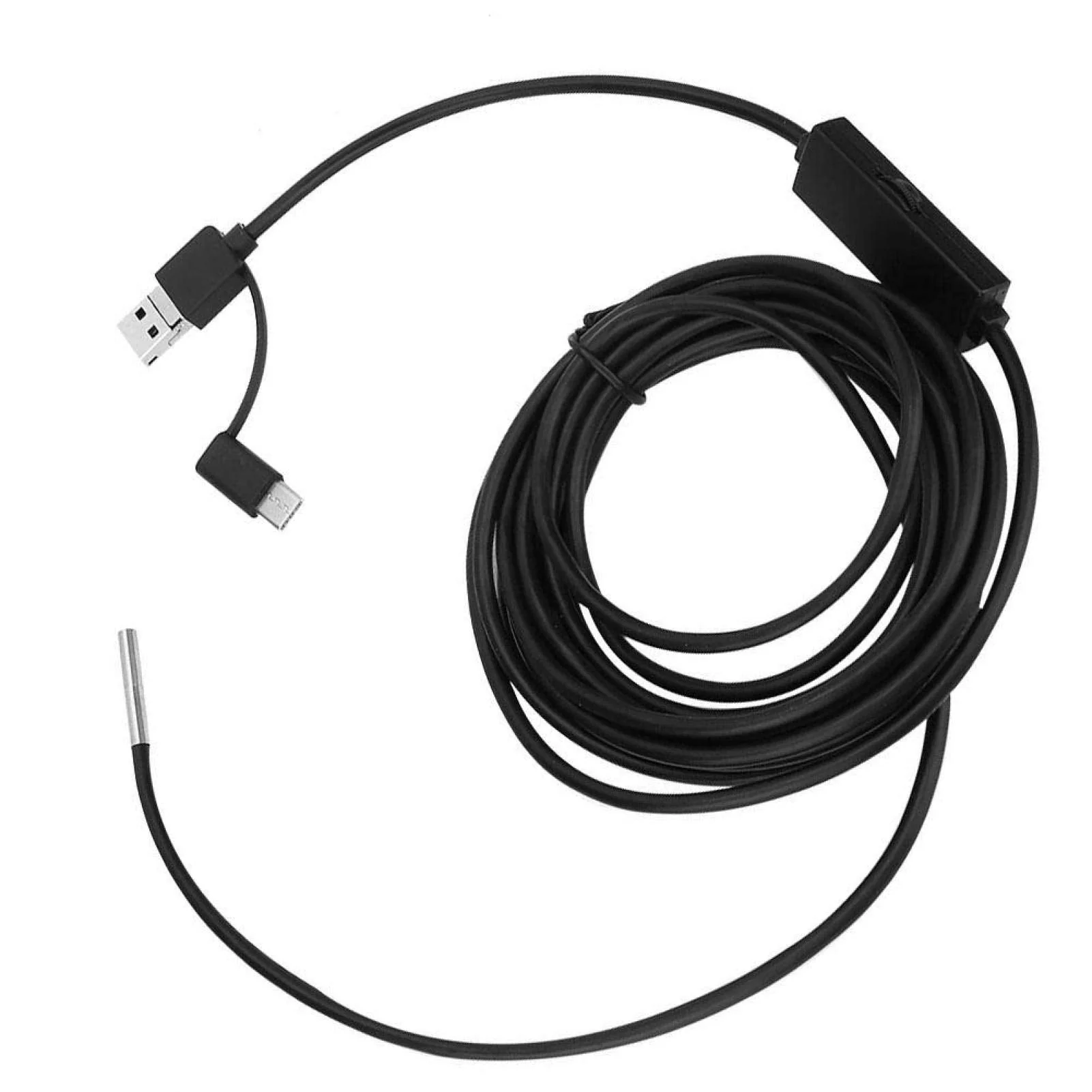 BOROCO 720p HD Endoscope Camera with Light, Waterproof Endoscope Camera Type-C USB Mobile Phone, Lens High Definition for Smartphone Tablet Device (5 m Snake Cable) - Image 8