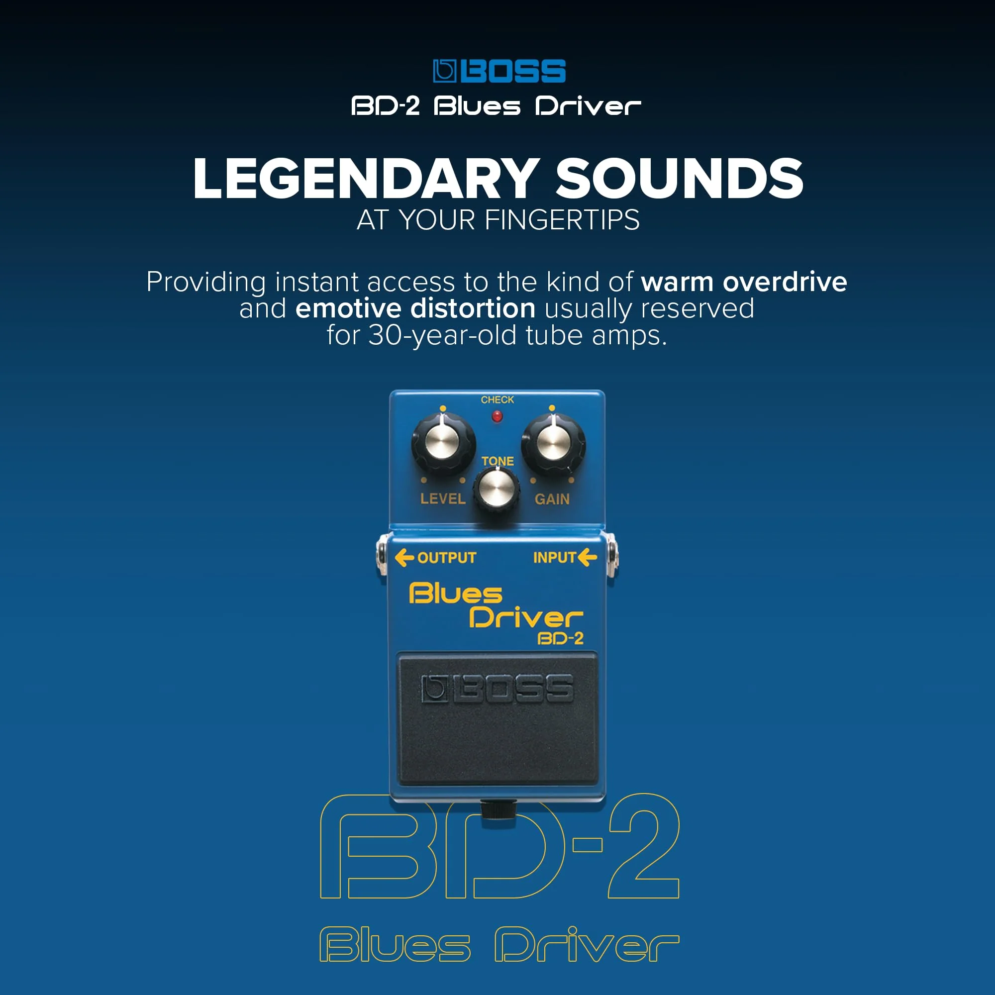 Boss BD-2 Blues Driver Guitar Effects Pedal Standard - Image 3