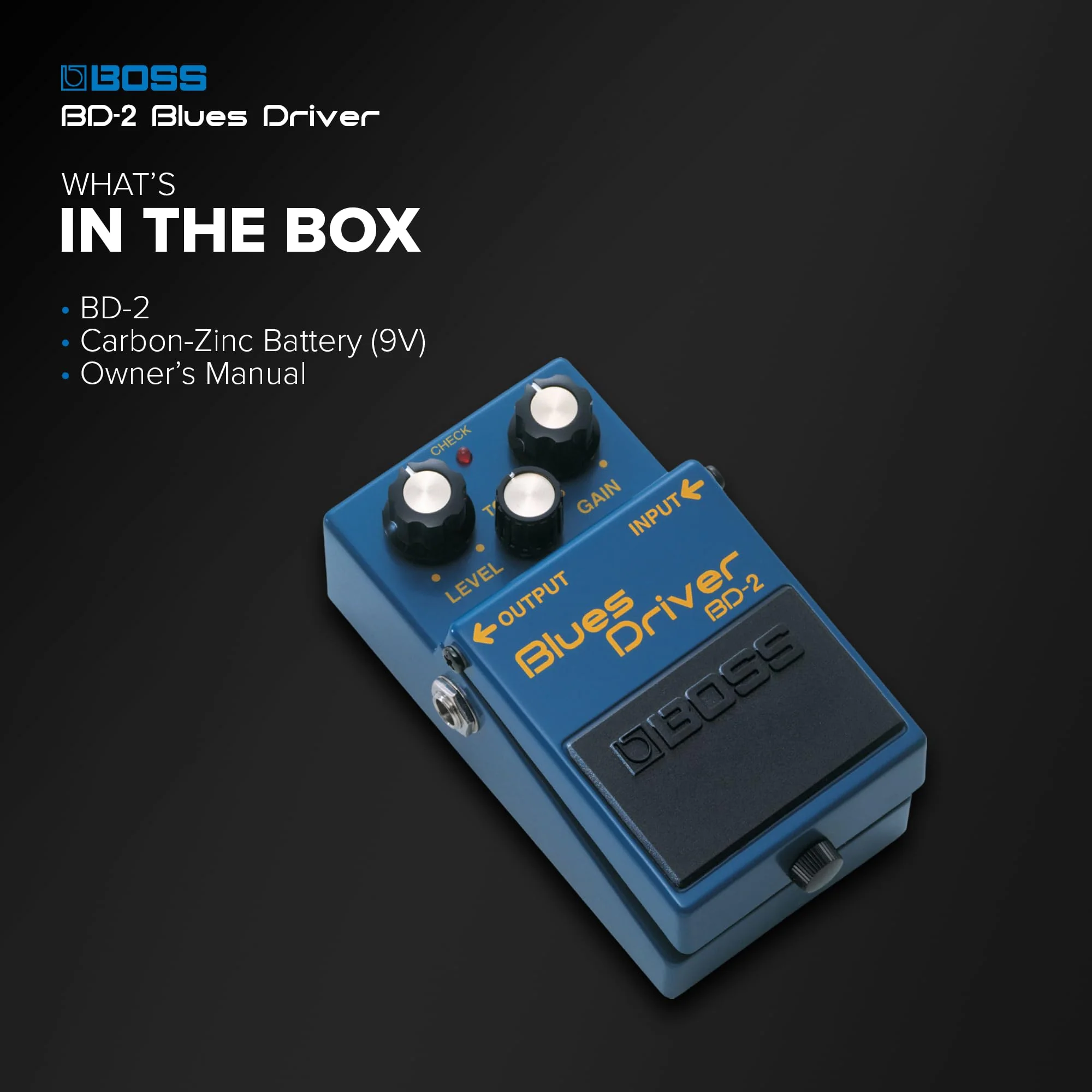 Boss BD-2 Blues Driver Guitar Effects Pedal Standard - Image 7