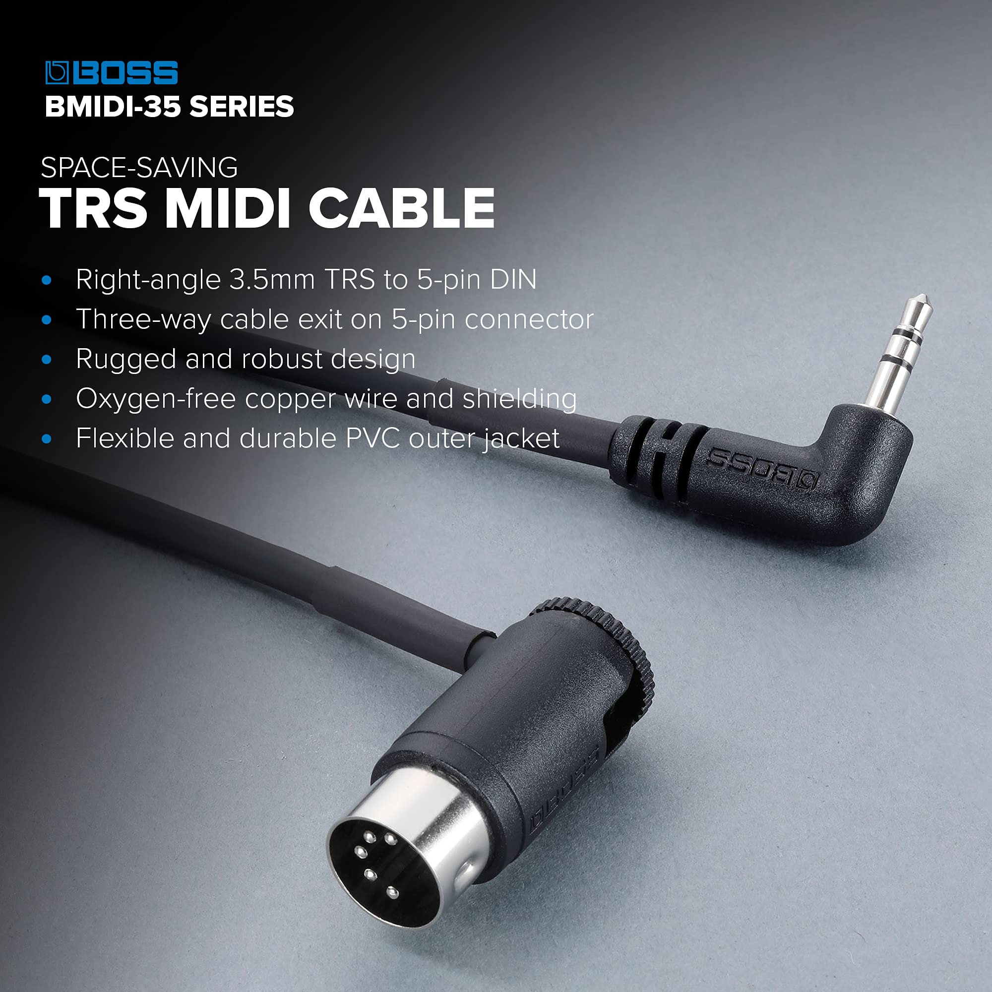 BOSS MIDI Cable (BMIDI-2-35) - Image 2